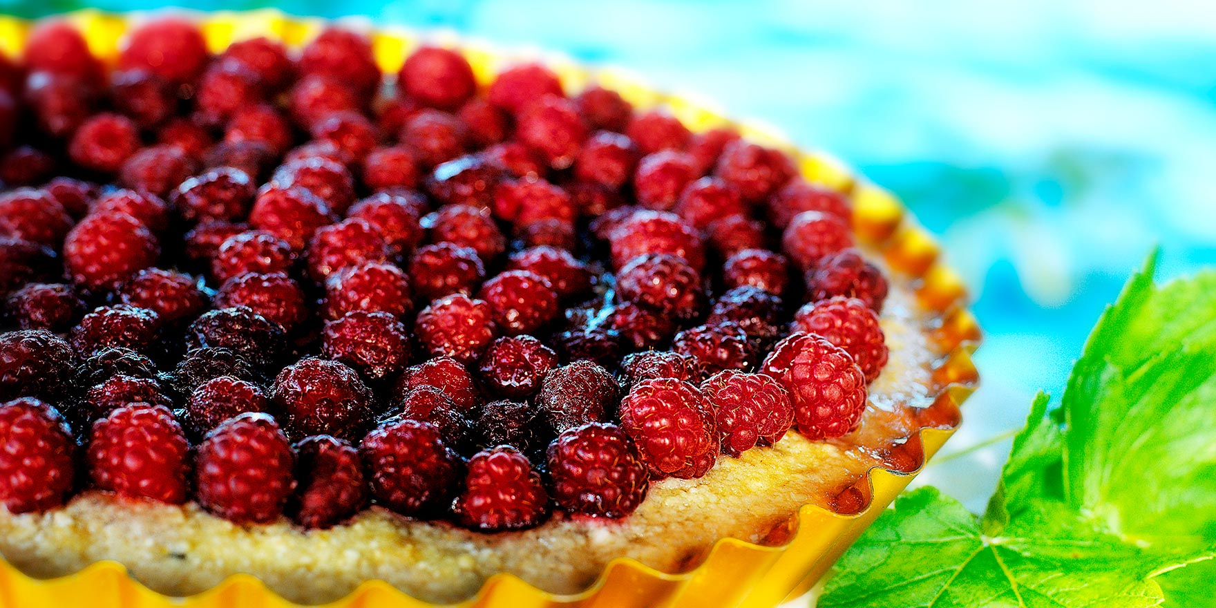 Rasvaton vadelma-lakkatorttu