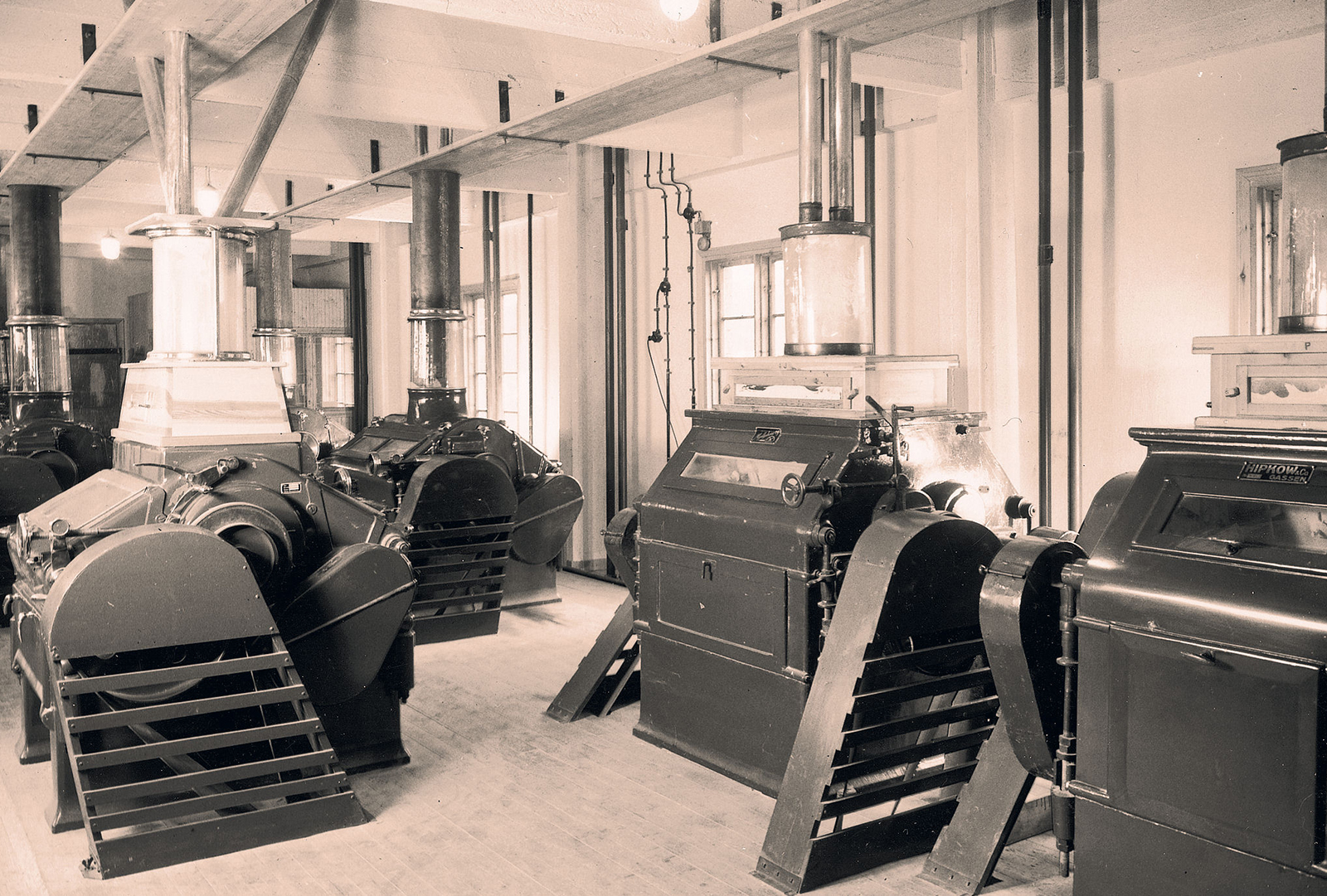 Uuden vehnämyllyn valssituolit