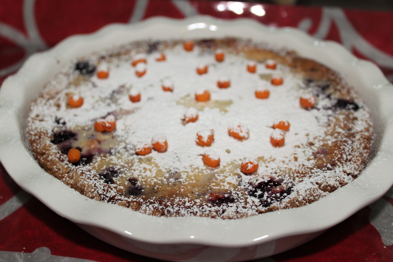 Tyrni-mustikkapiiras