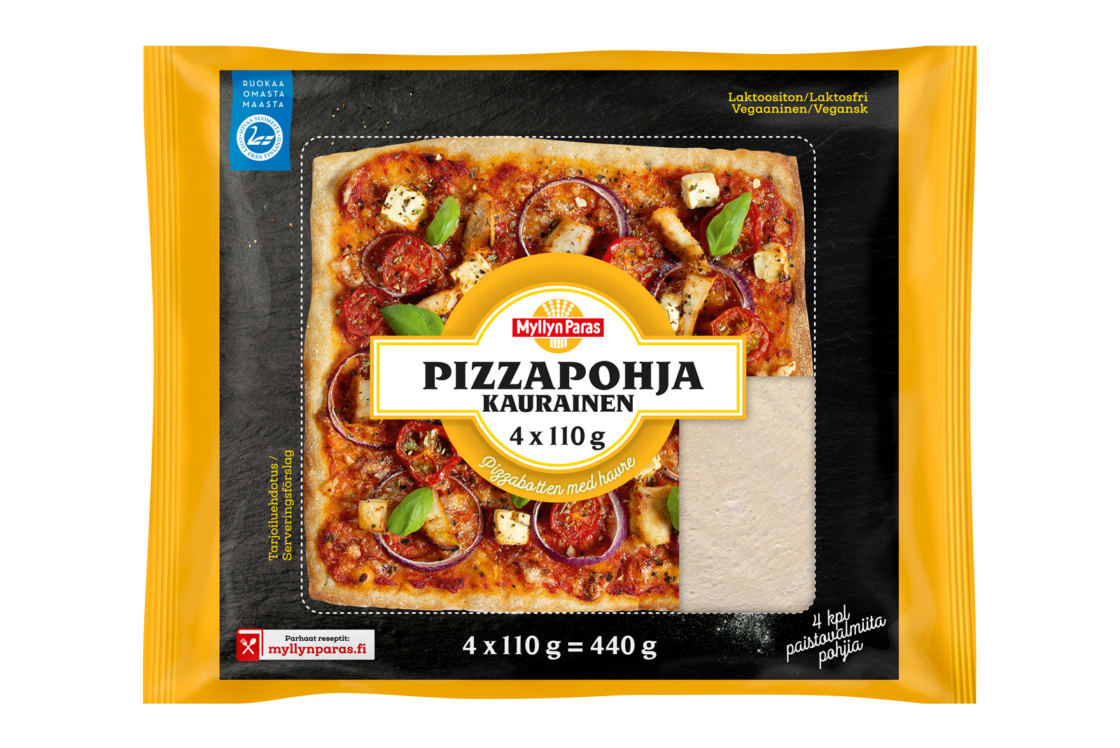 Kaurainen pizzapohja
