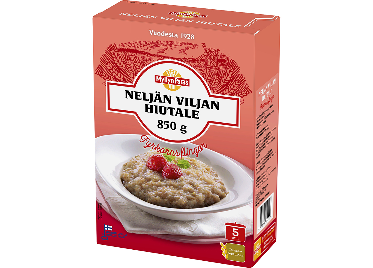 Neljän Viljan Hiutale 850 g