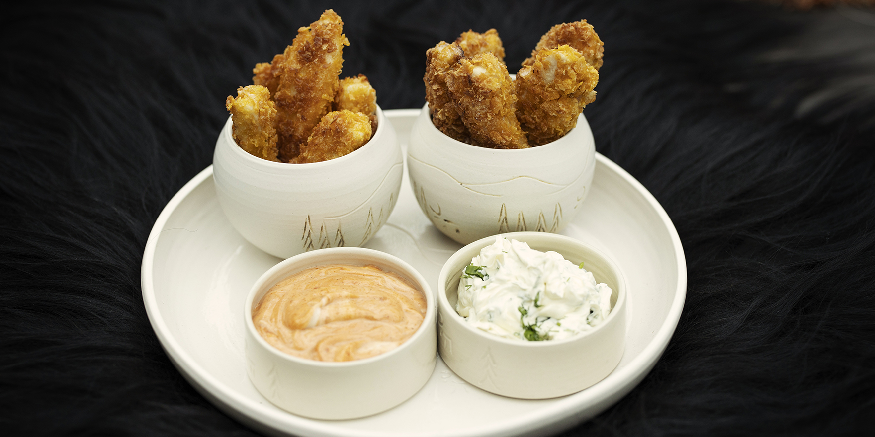 Kananugetit ja kalapuikot