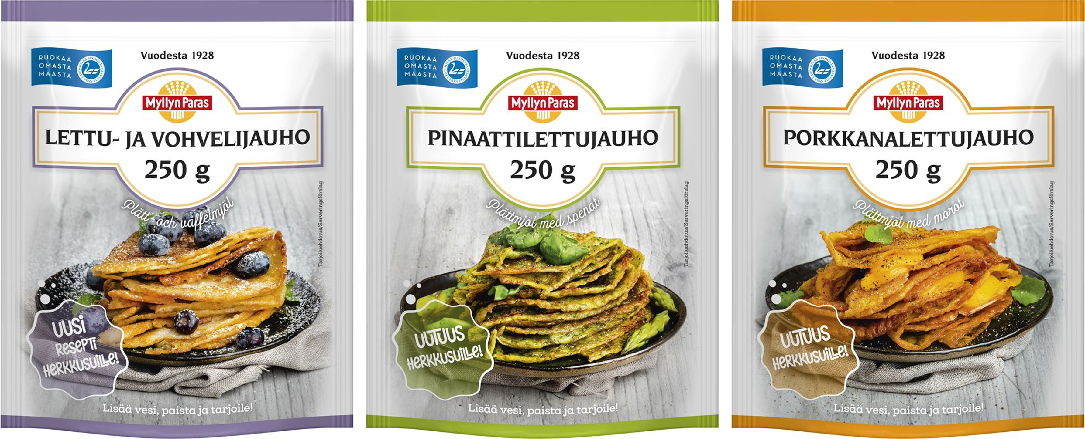 Lettujauhopakkaukset