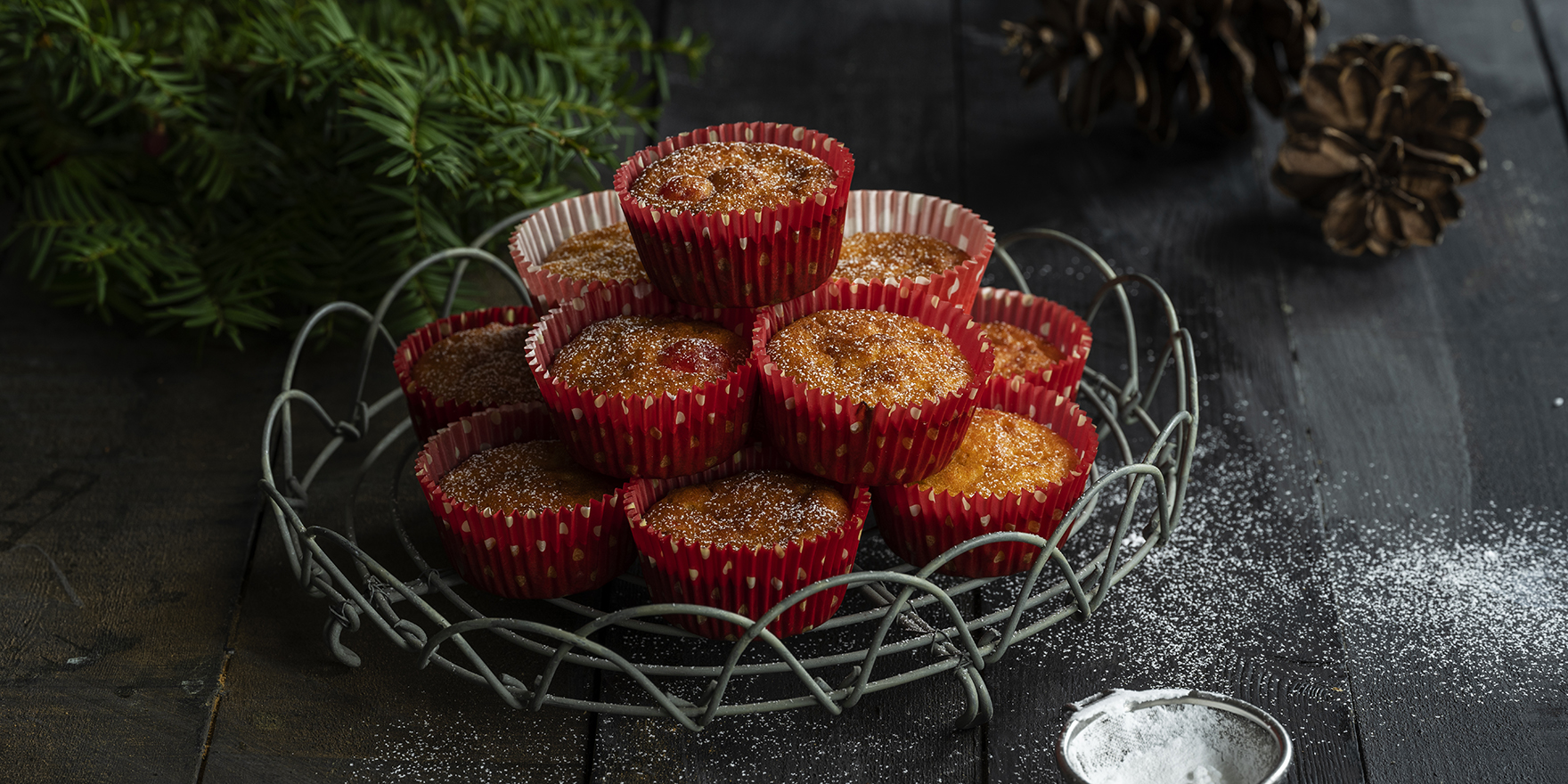 Kirsikkaiset porkkanamuffinit