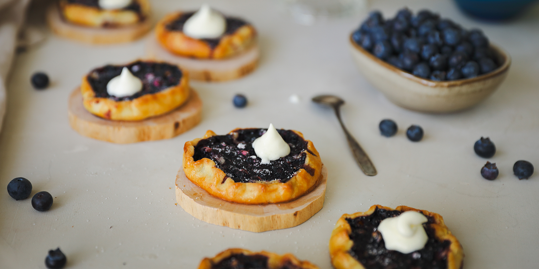 Mustikkagalettepiiraset