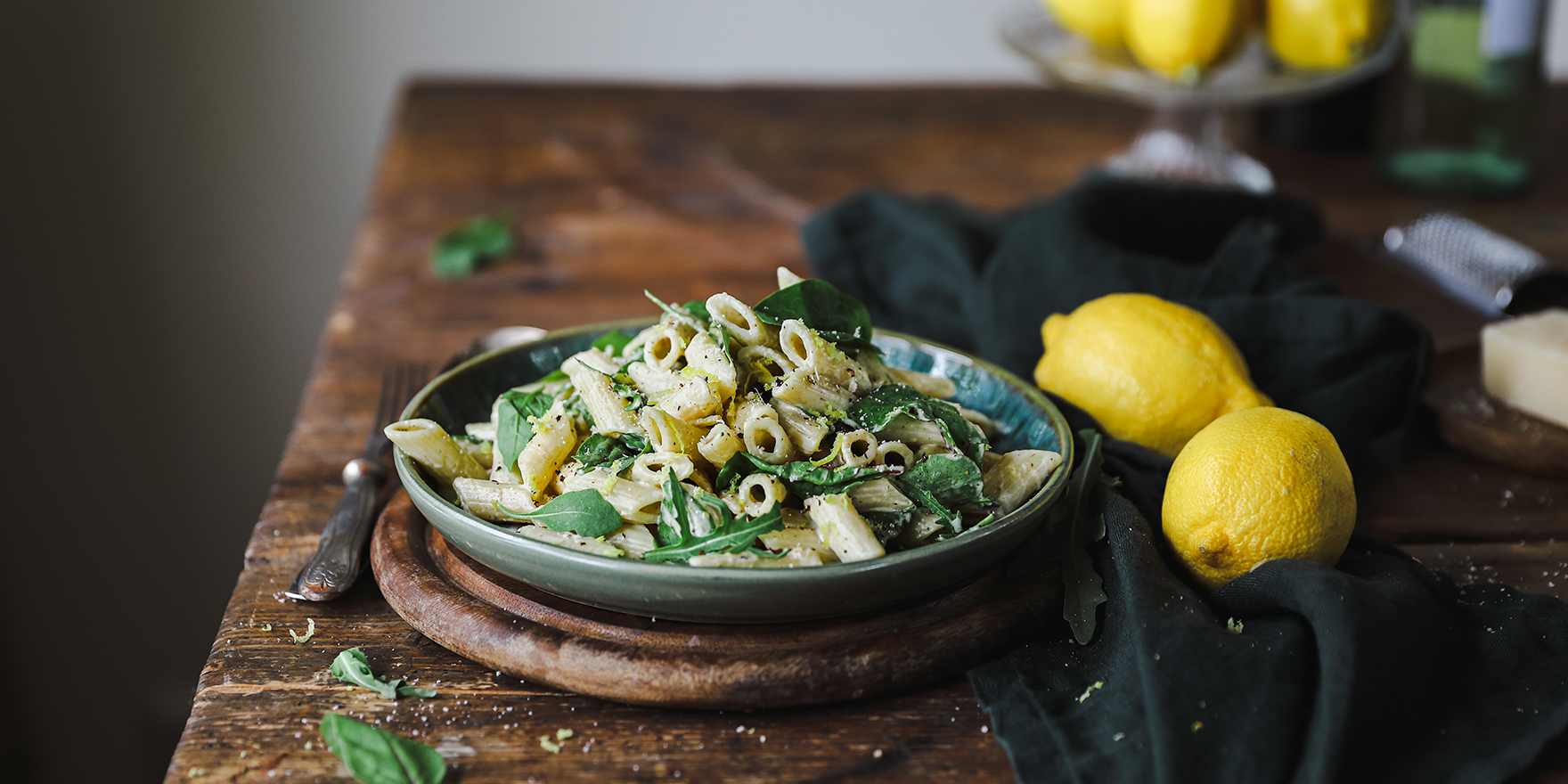 Sitruuna-parmesaanipasta