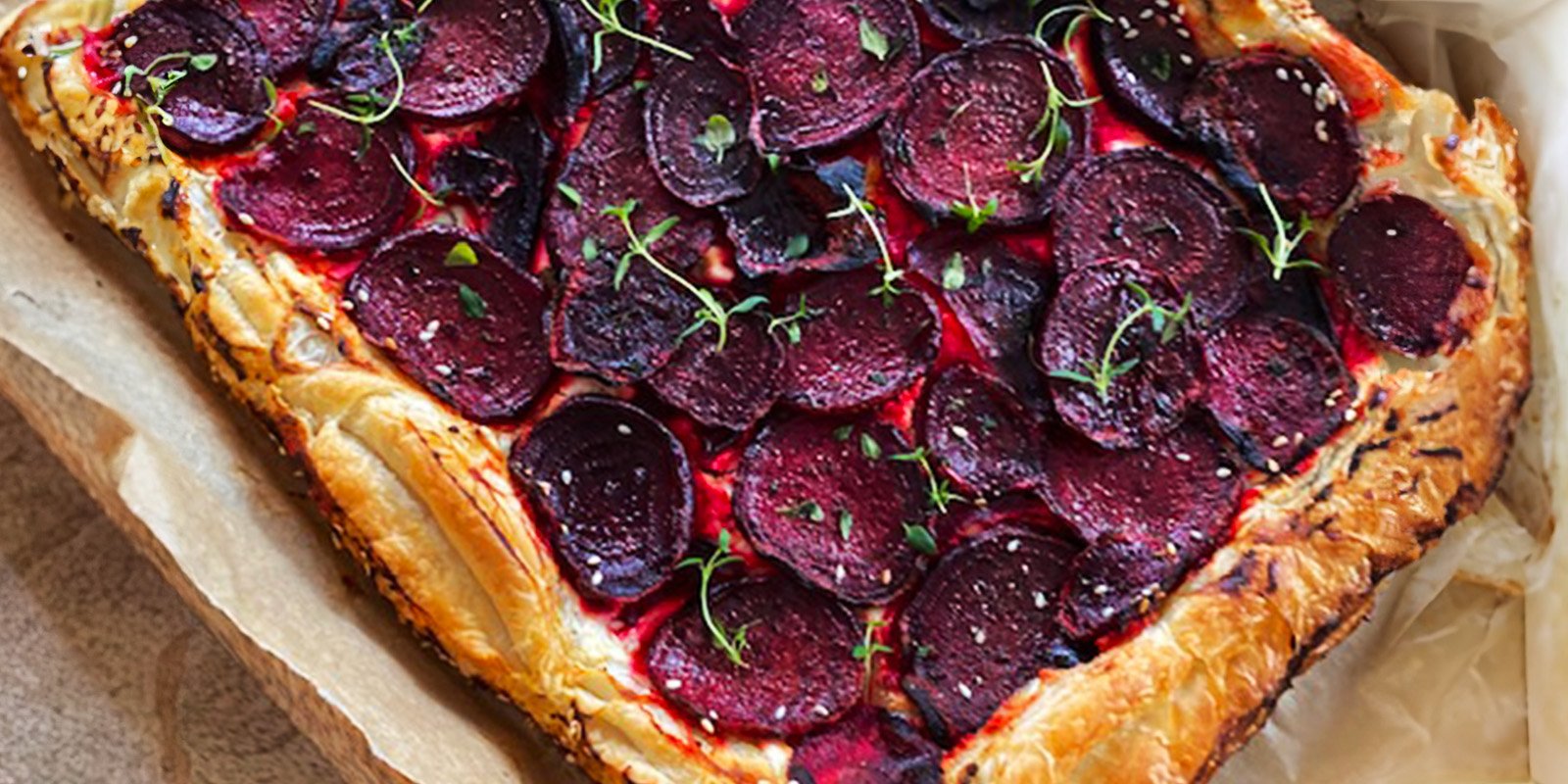 Noora Harjun punajuuri-vuohenjuustopiirakka