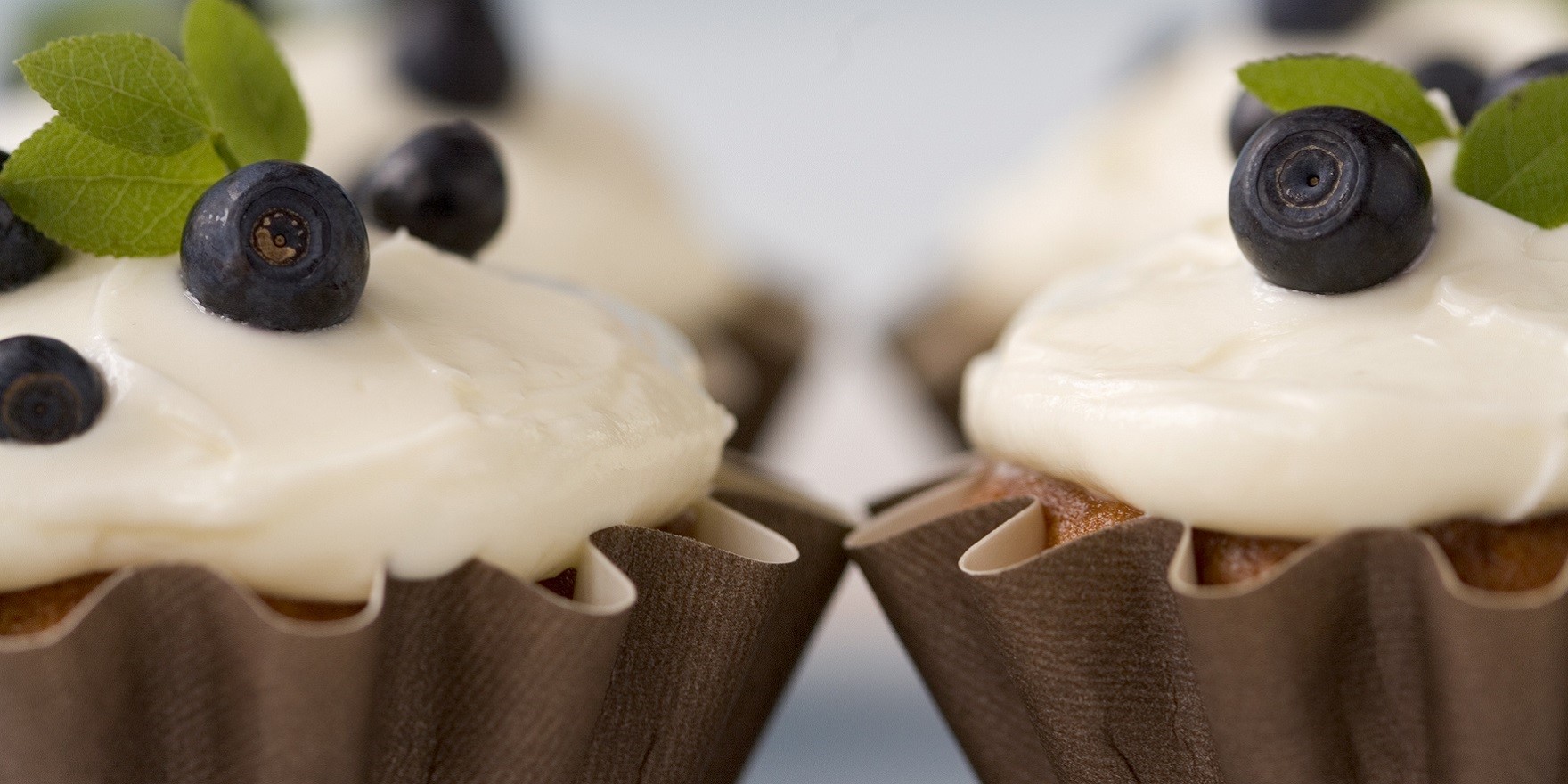 Mustikka-cupcakes