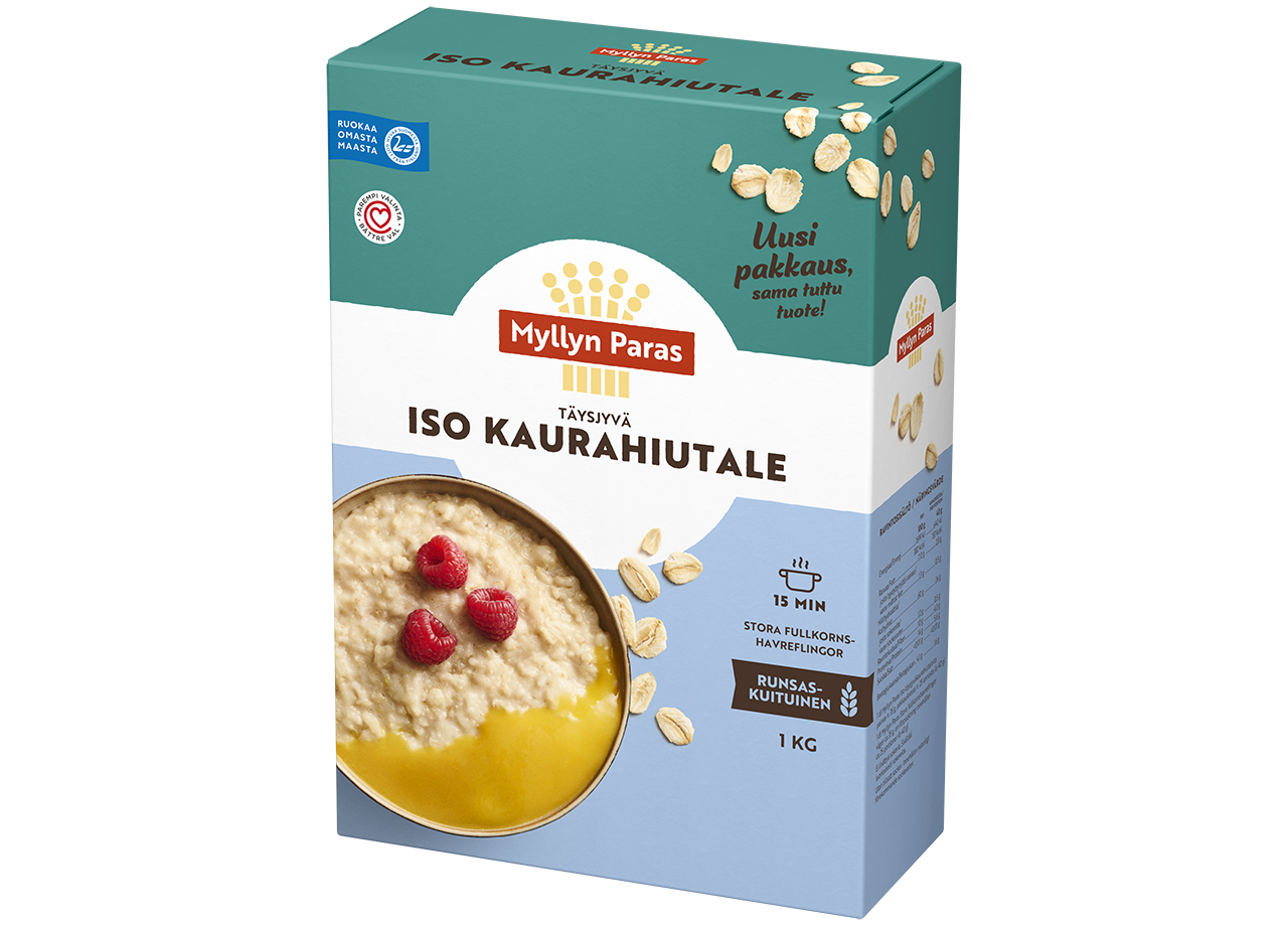 Myllyn Paras iso täysjyvä kaurahiutale 1kg
