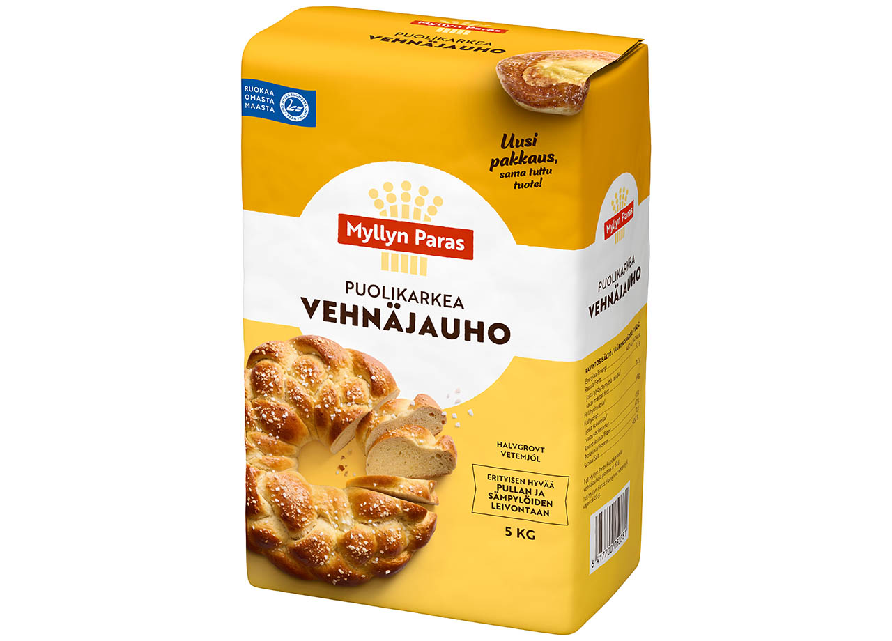 Myllyn Paras Puolikarkea Vehnäjauho 5 kg
