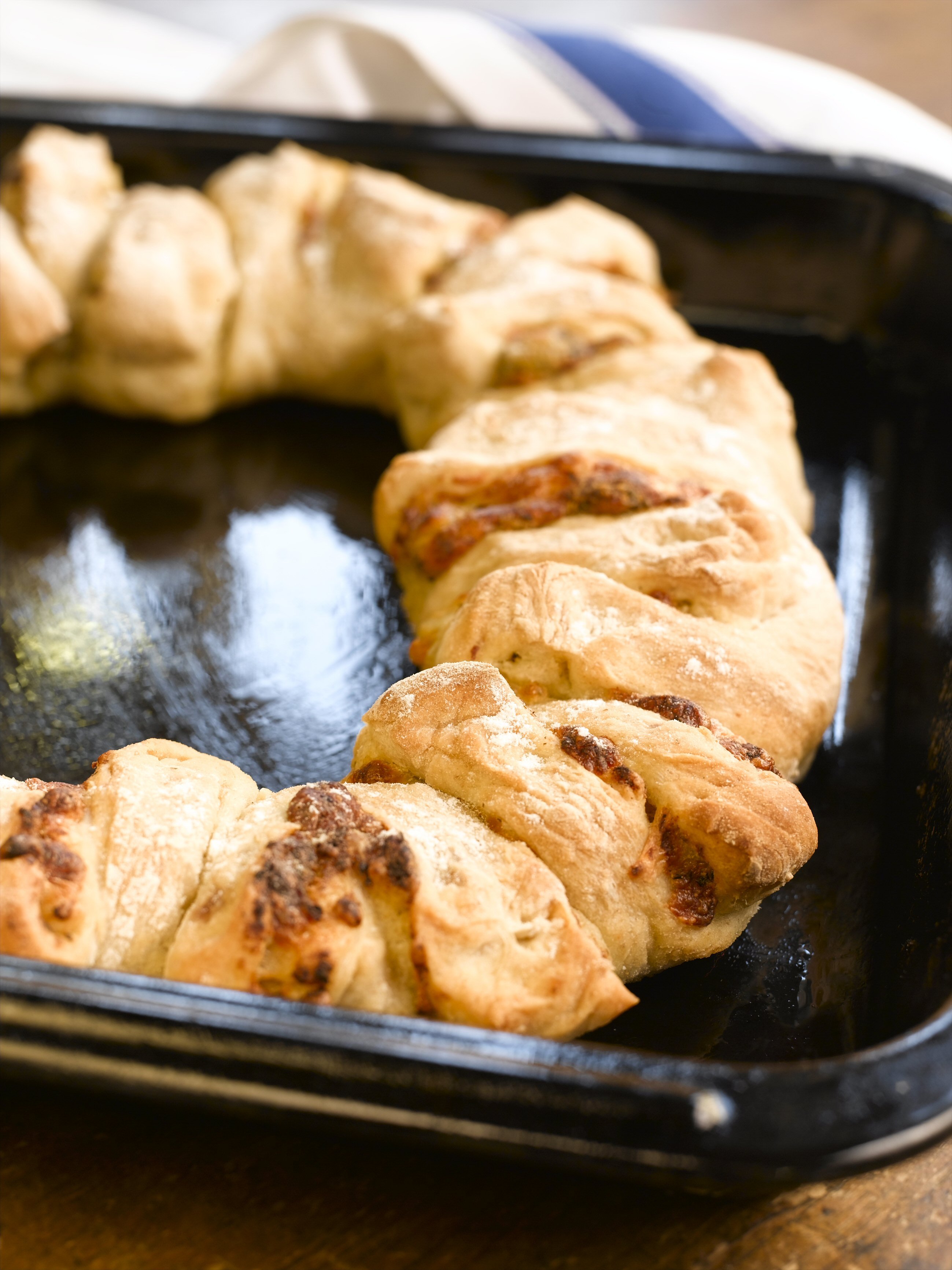 Kreikkalainen Fetatäyteleipä