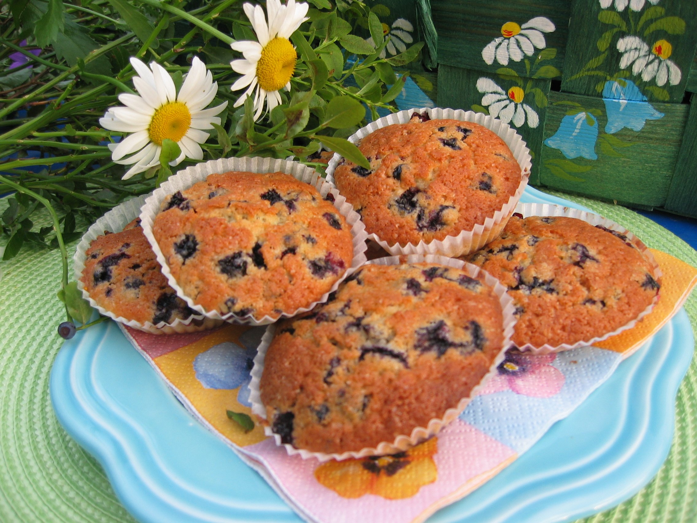 Mustikkamuffinit
