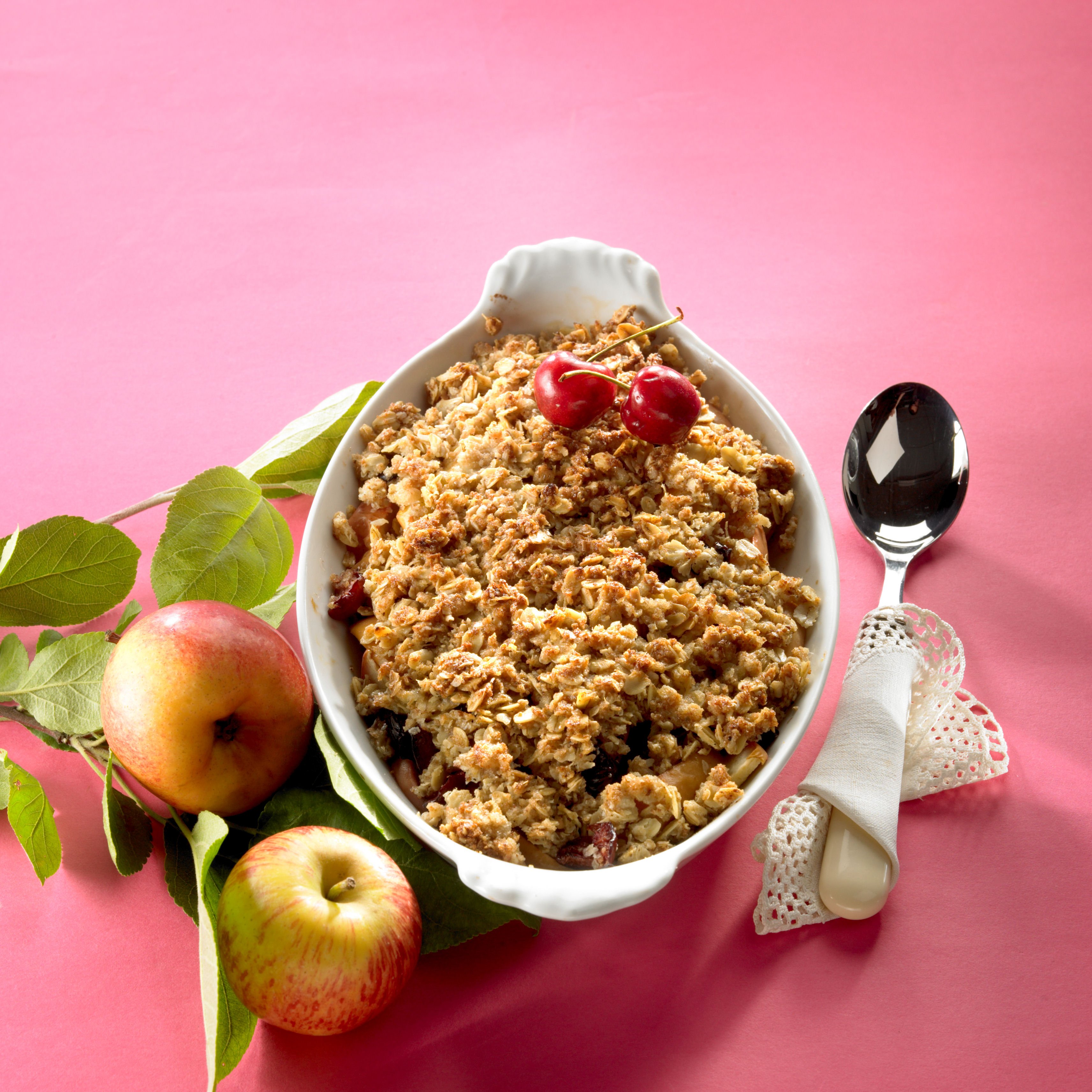 Omena-Kirsikka Kaurapaistos