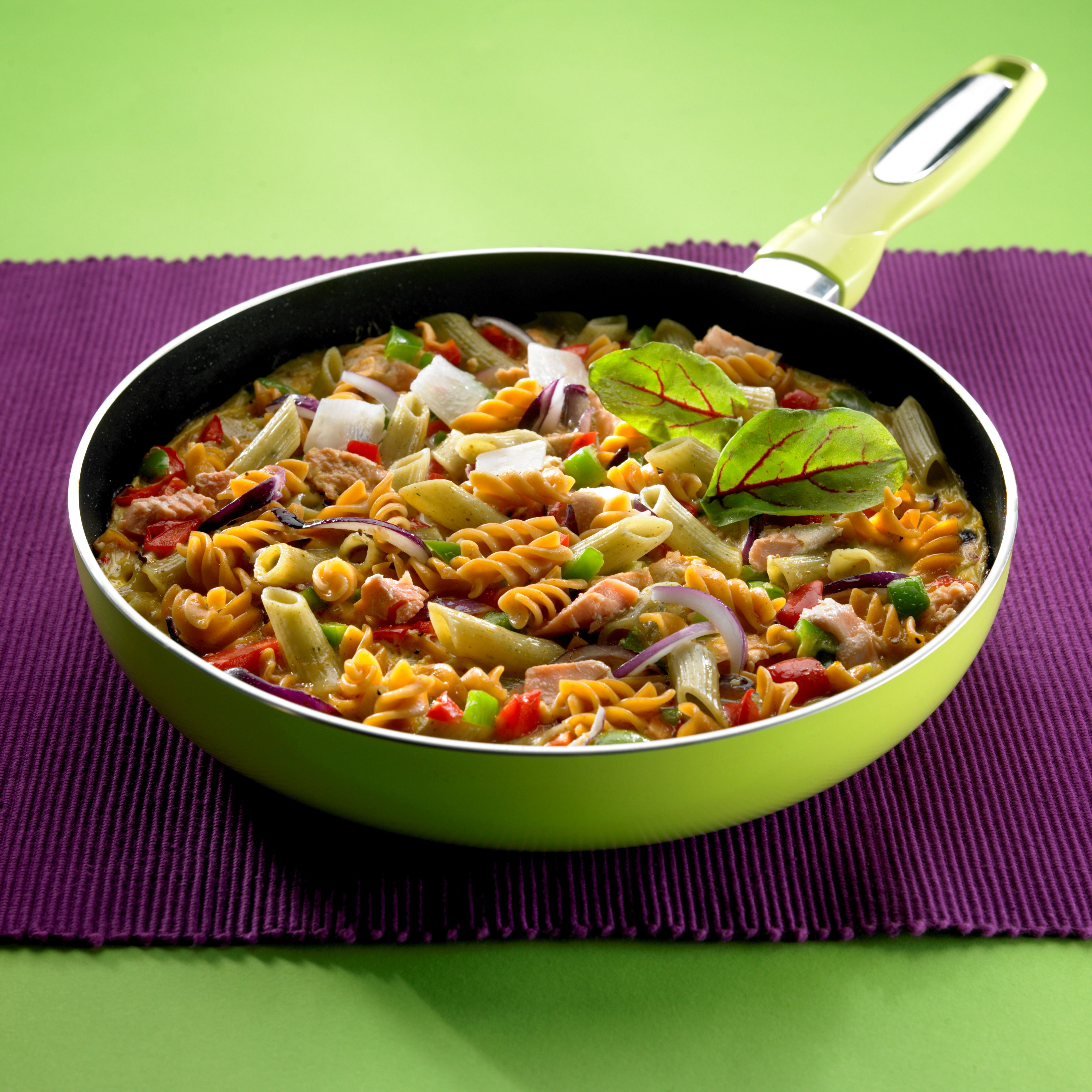 Maistuva pasta frittata