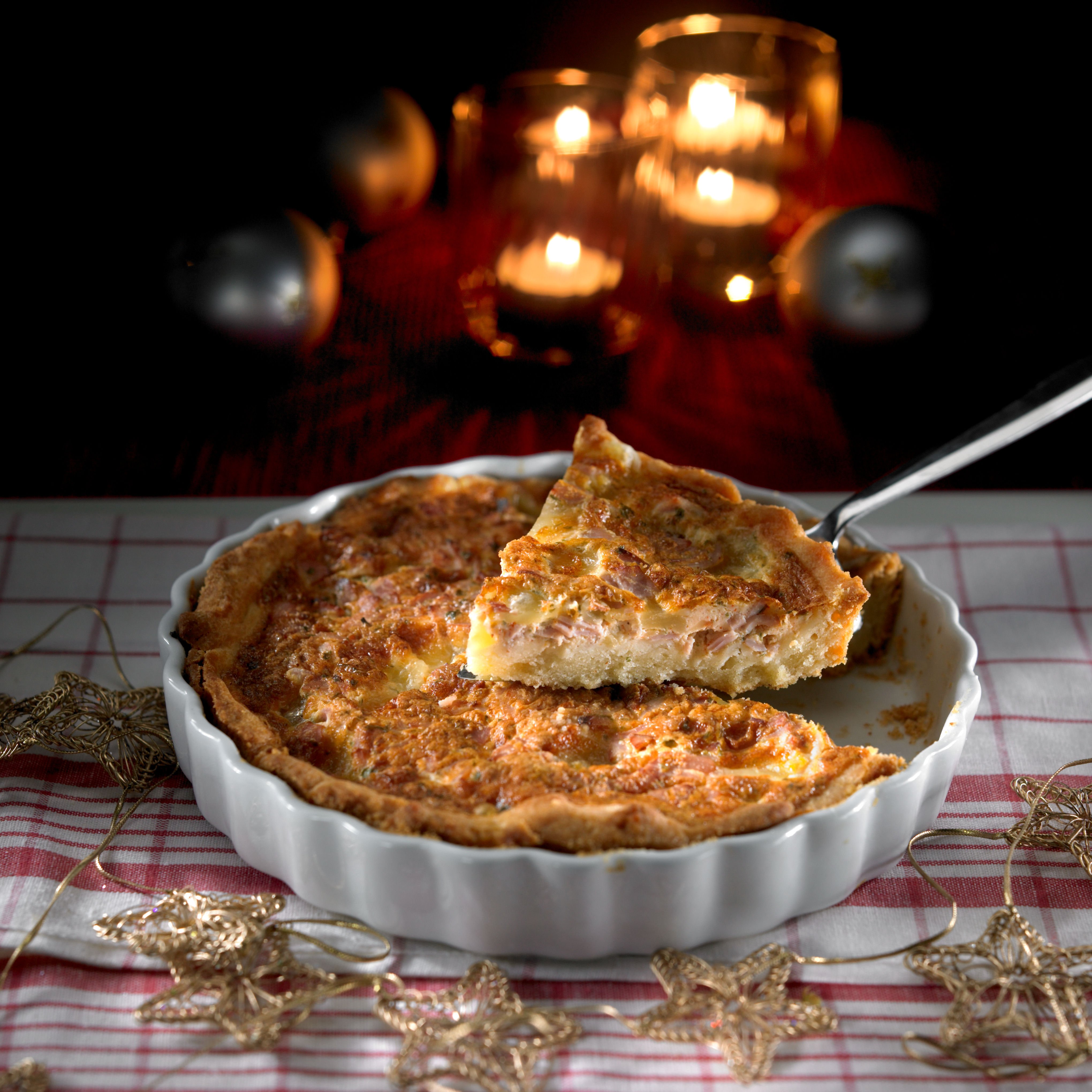 Vuohenjuusto Kinkkupiirakka