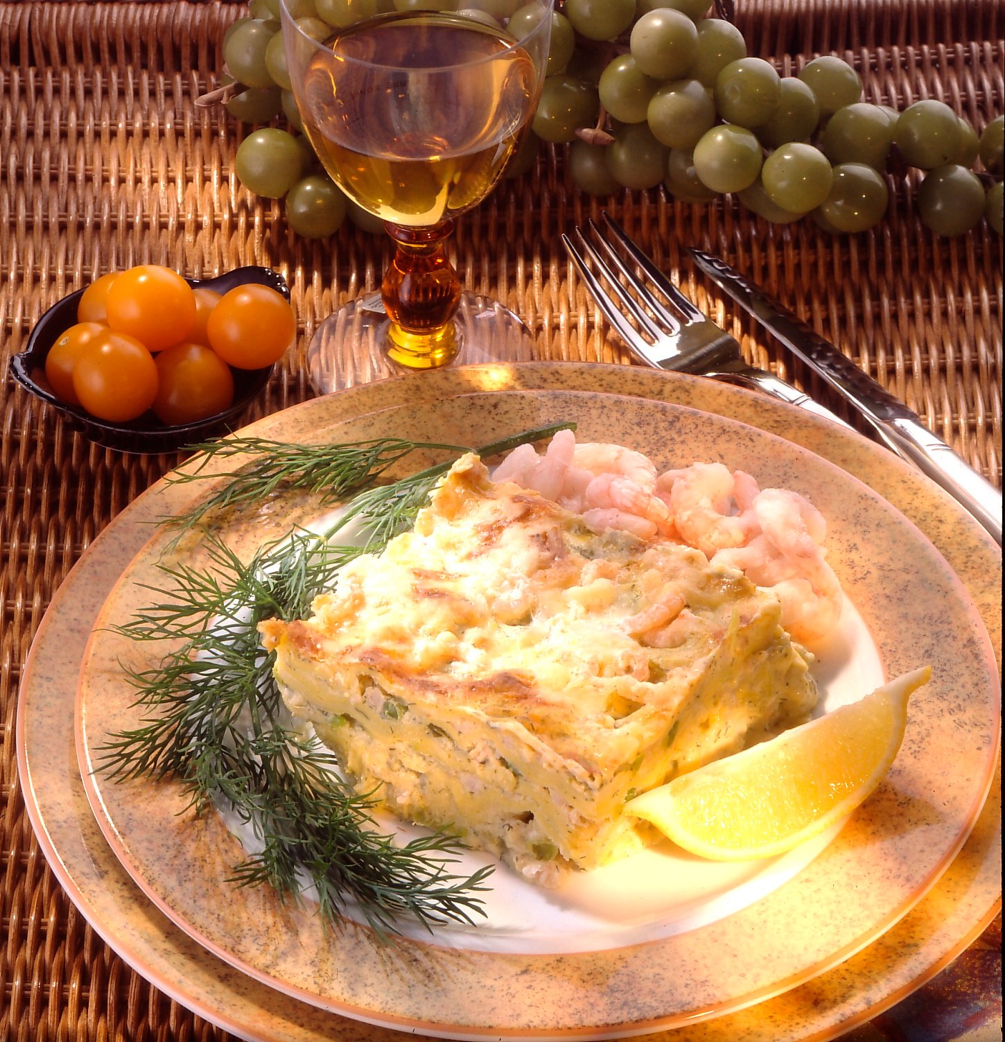 Katkarapulasagne tuorepastasta