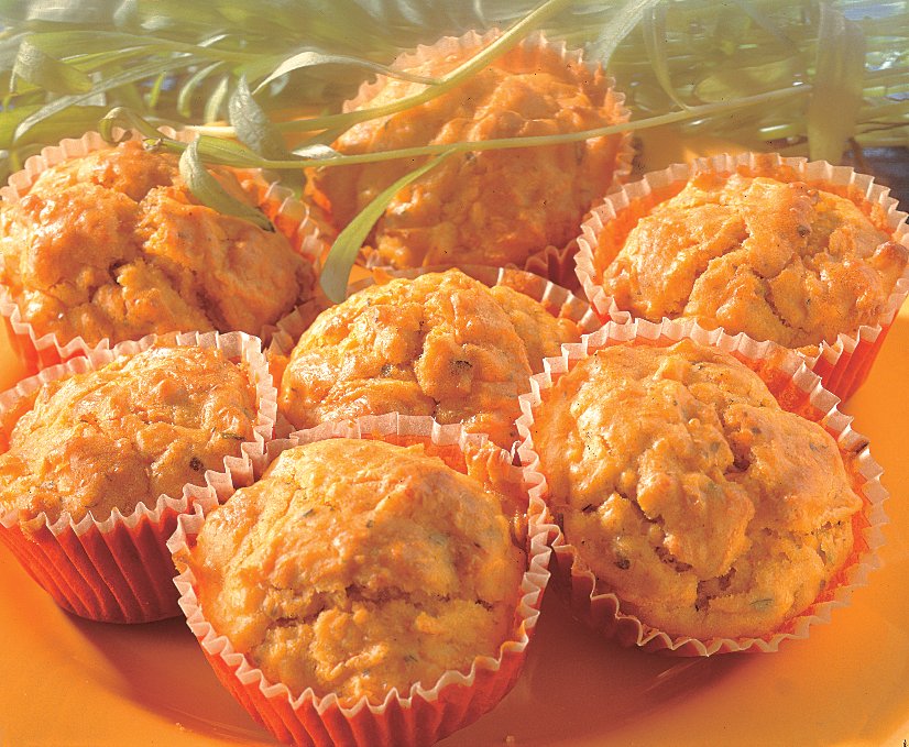 Porkkana-sipulimuffinit