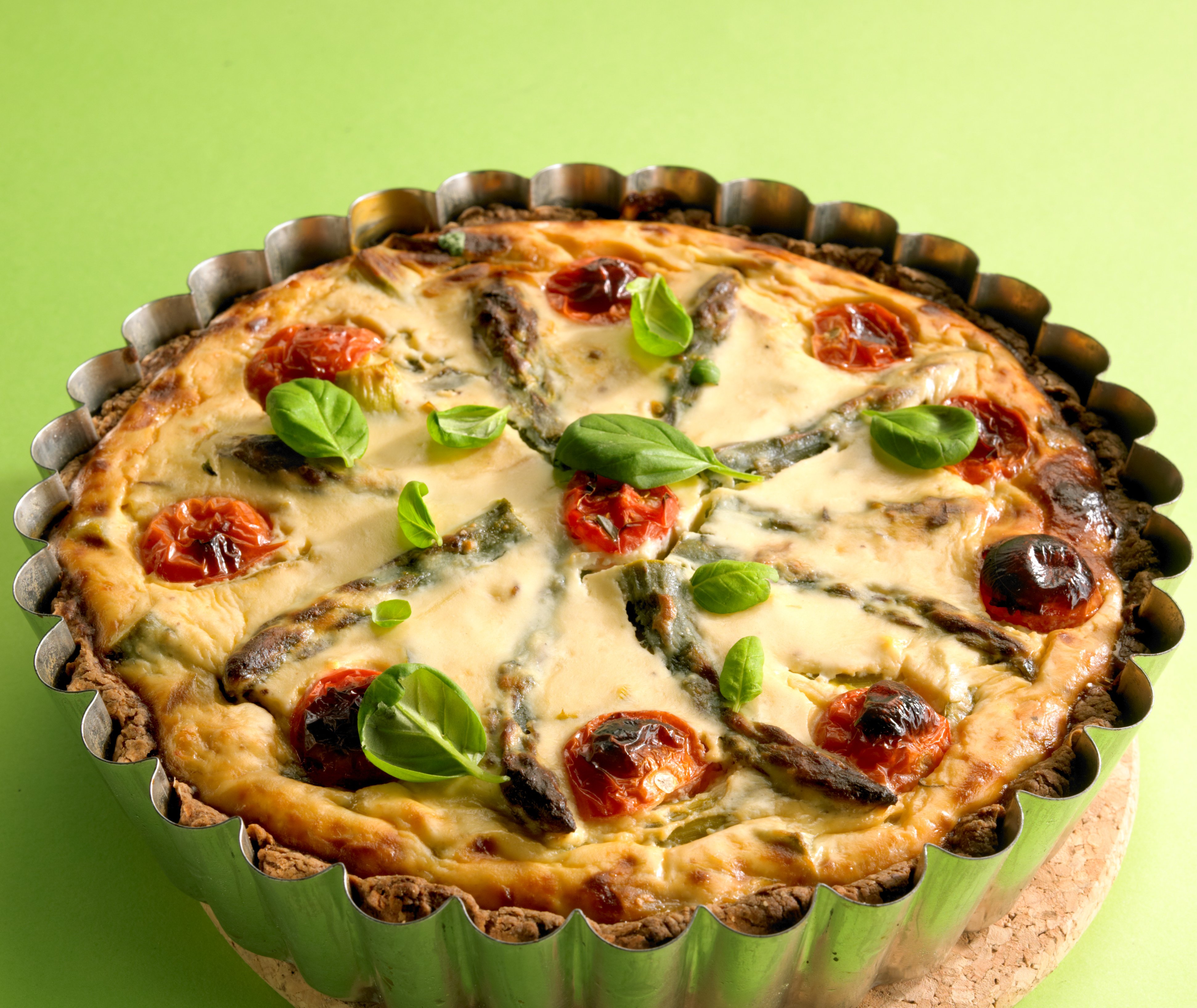 Ruispiirakka kesäkasviksilla