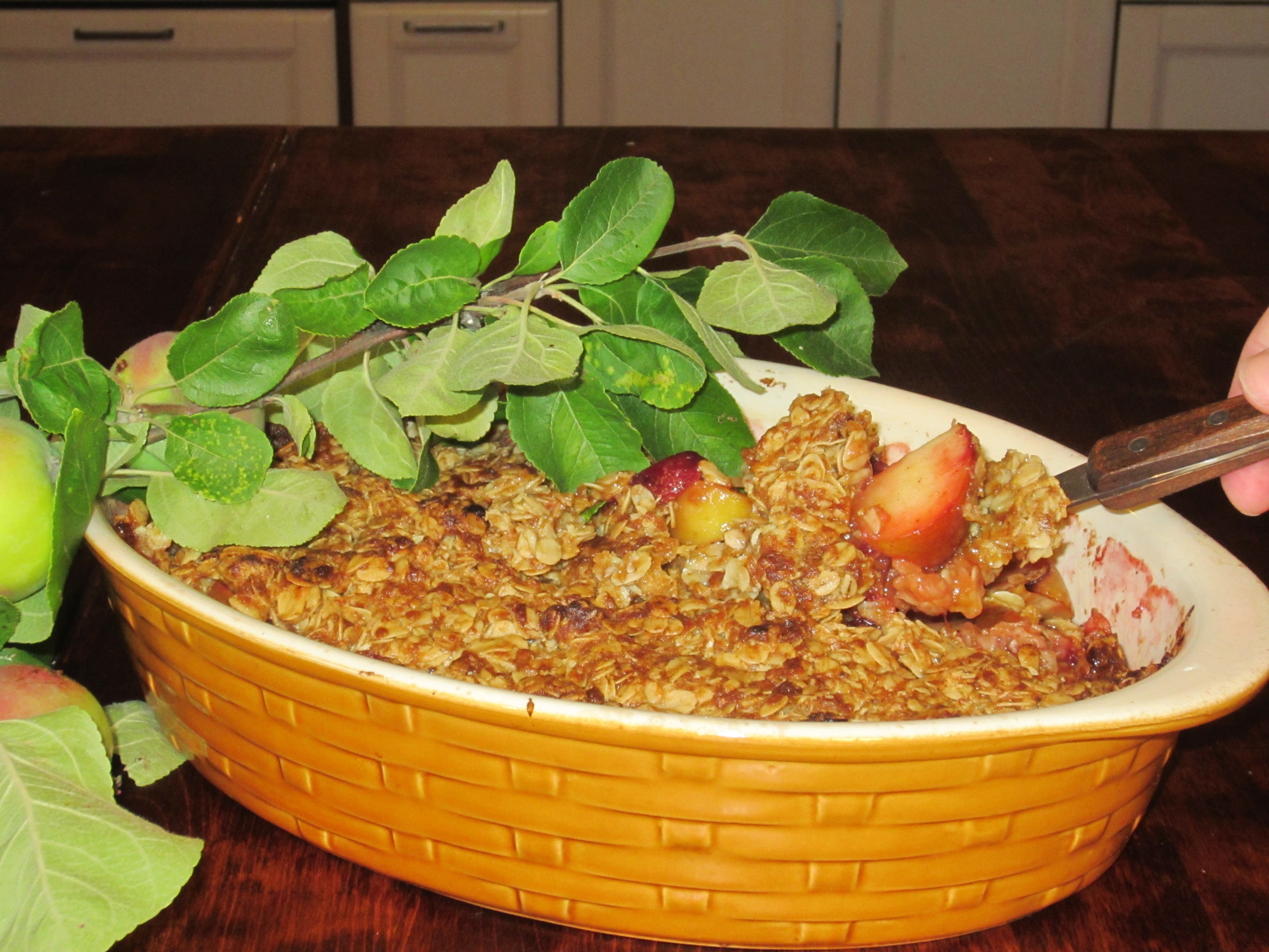 Omena-rommirusinakaurapaistos