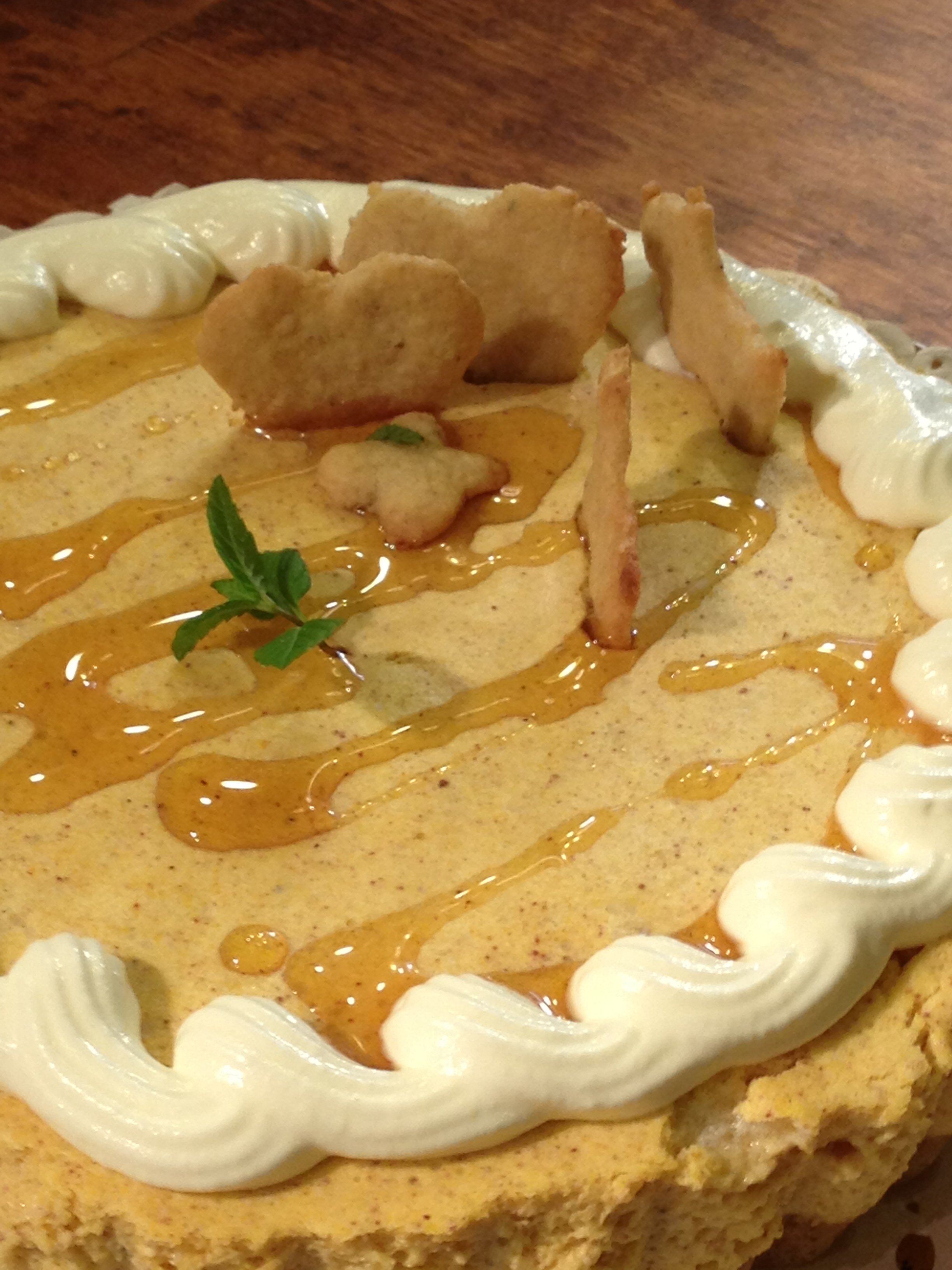 Amerikkalainen Kurpitsa-Juustokakku