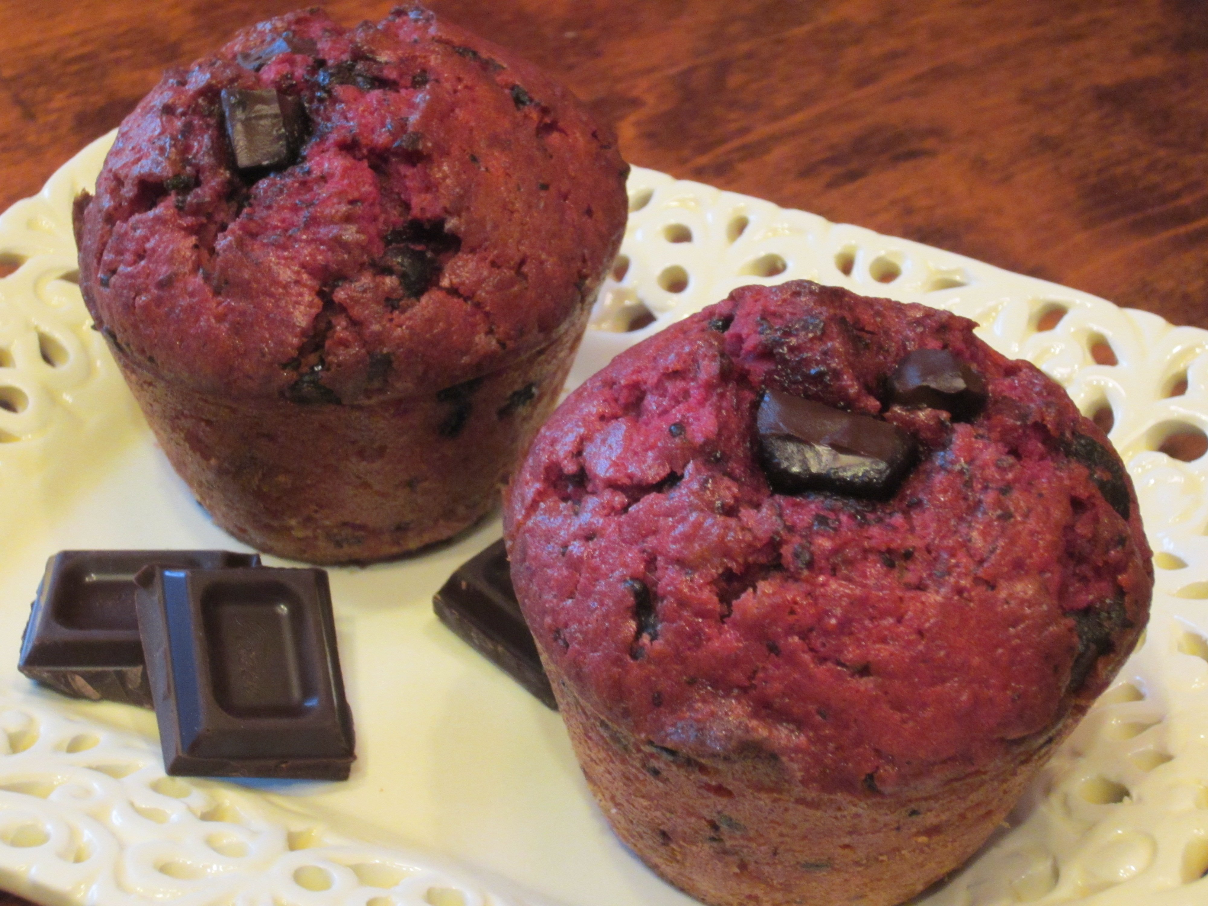 Suklaa-punajuurimuffinit