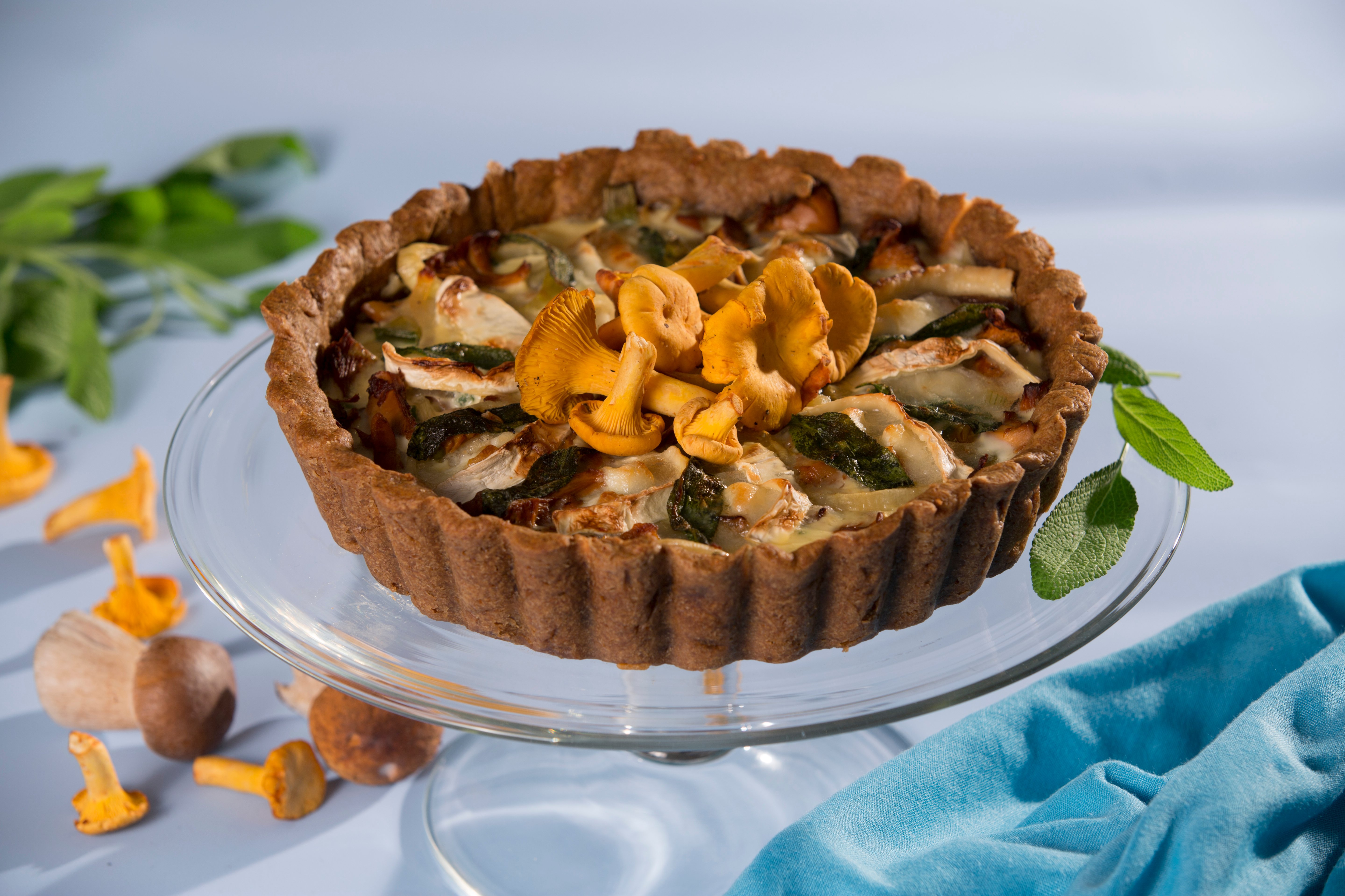 Sieni-salviapiirakka Big Brother -talossa