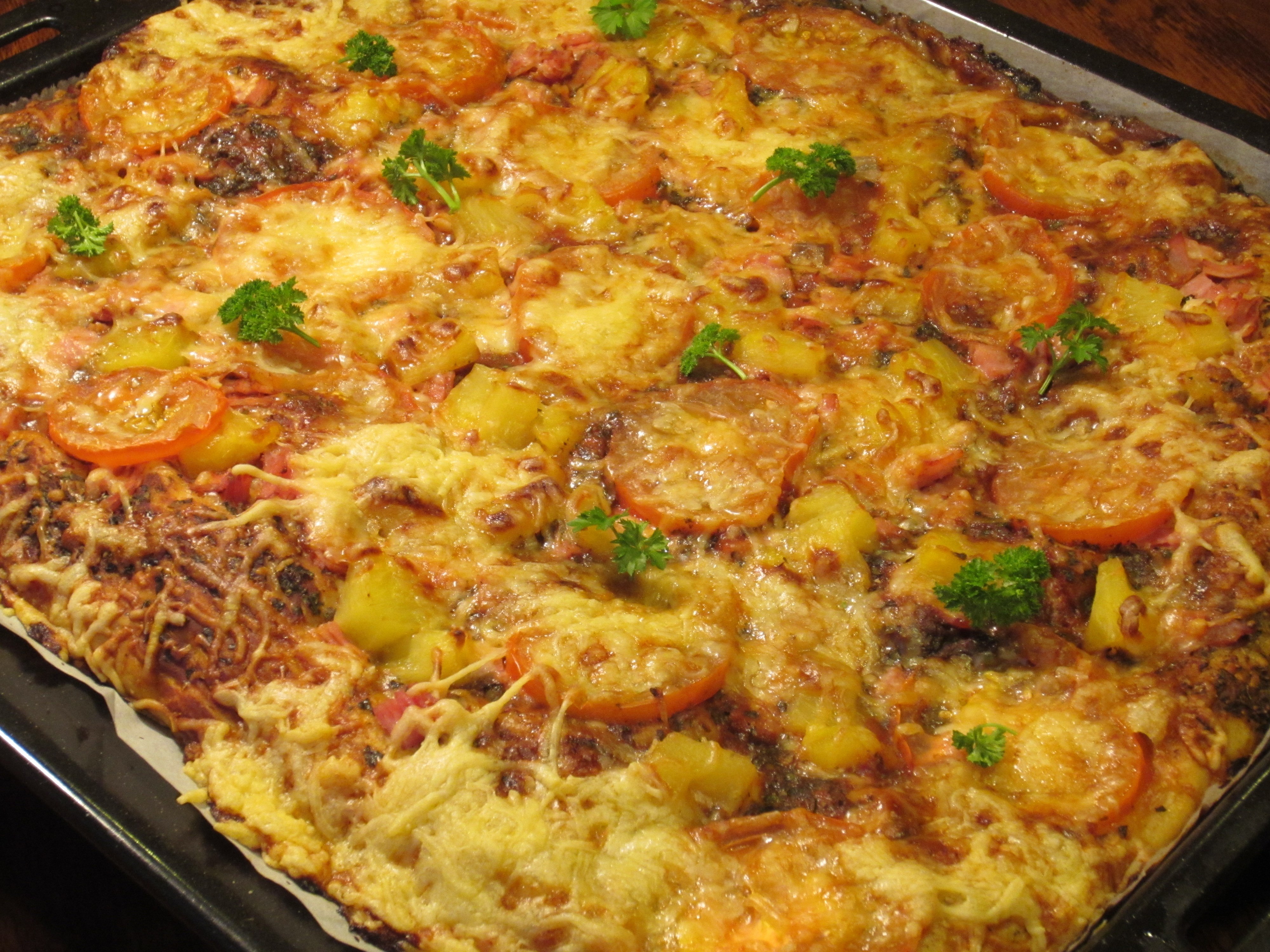 Pannupizza Americana