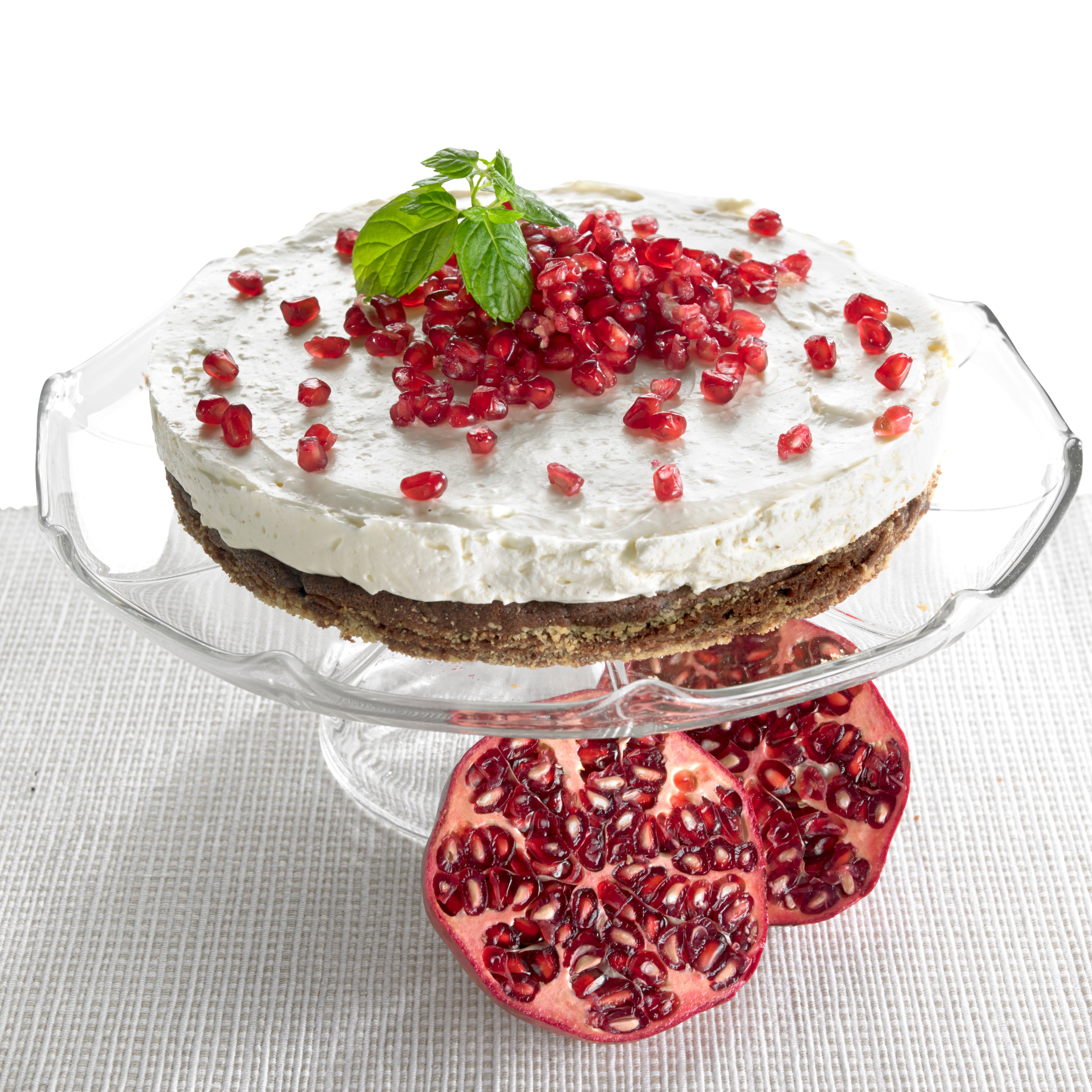 Juustokakku suklaapohjalla