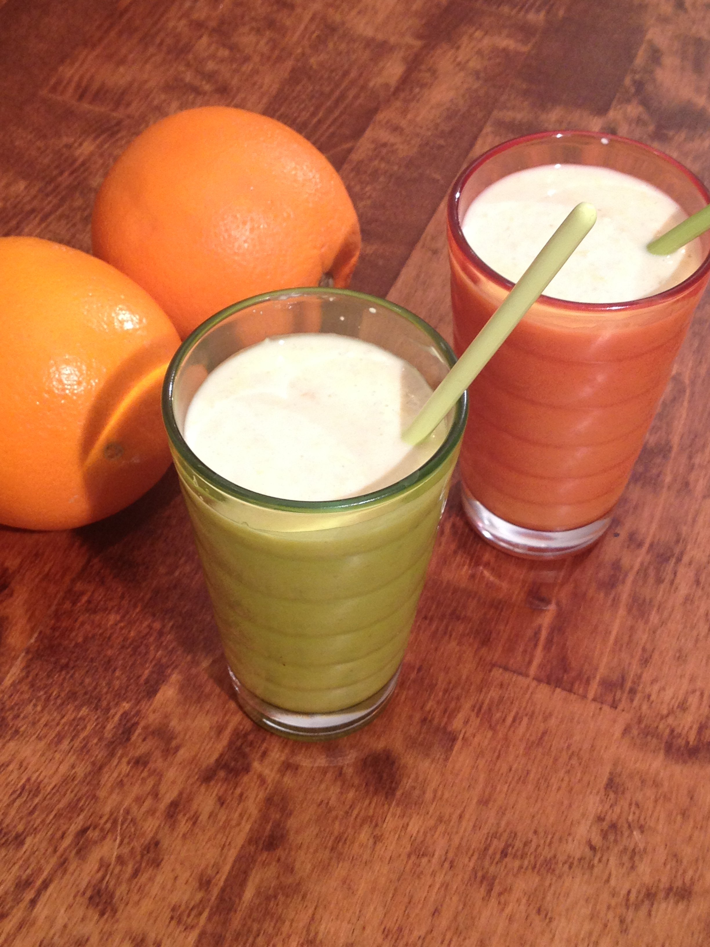 Piristävä appelsiinismoothie