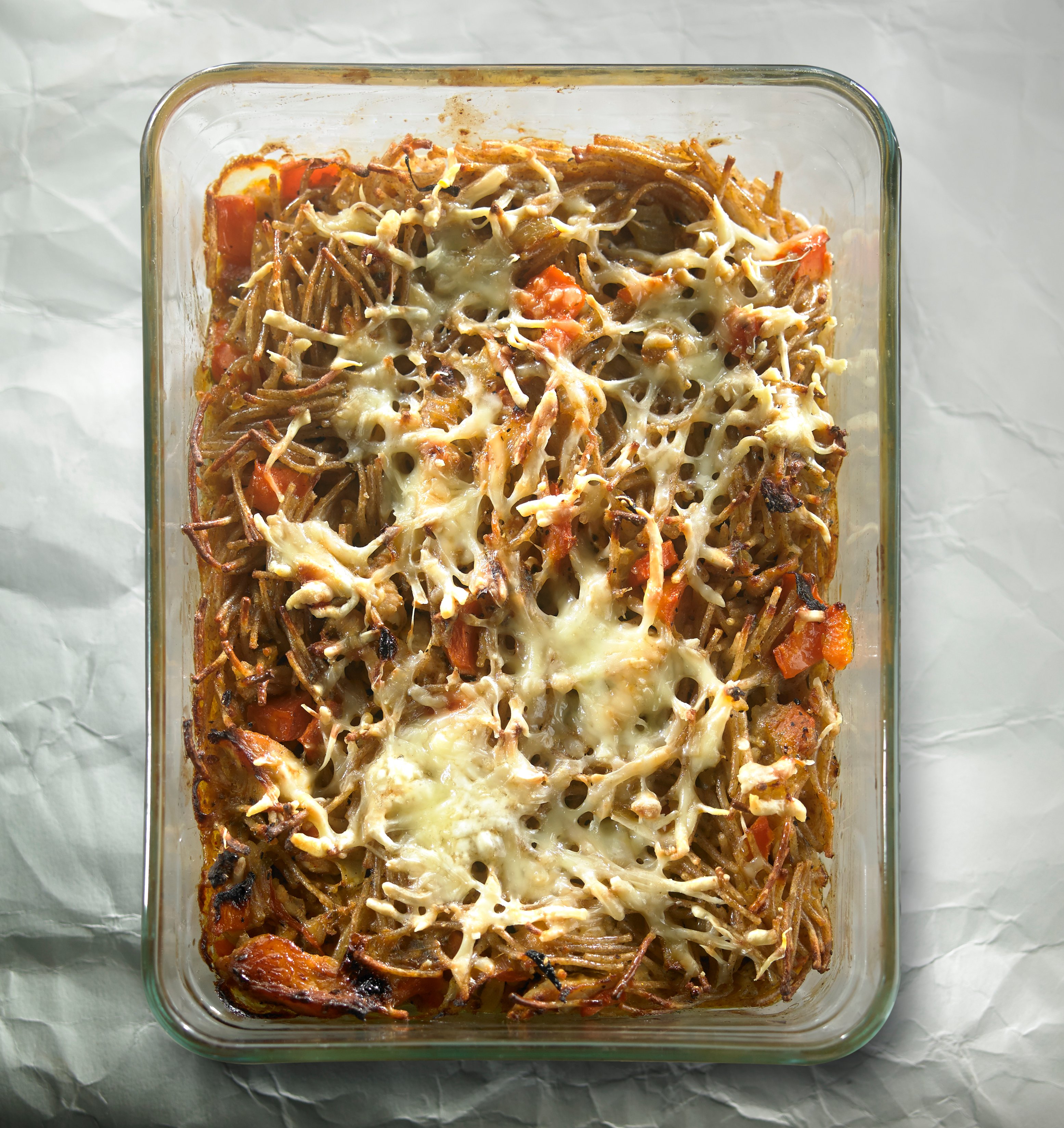 Raketti Spagetti Kanapaistos