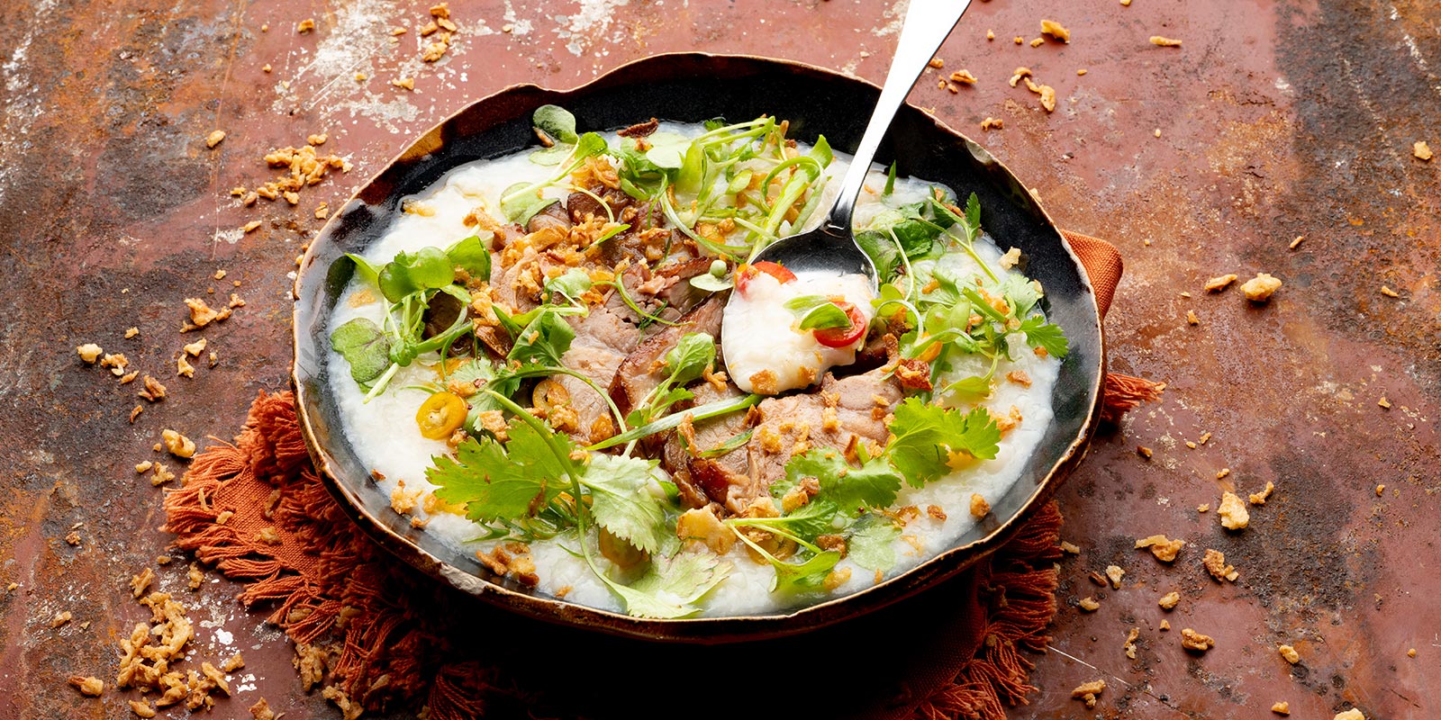 Chilipossu-congee