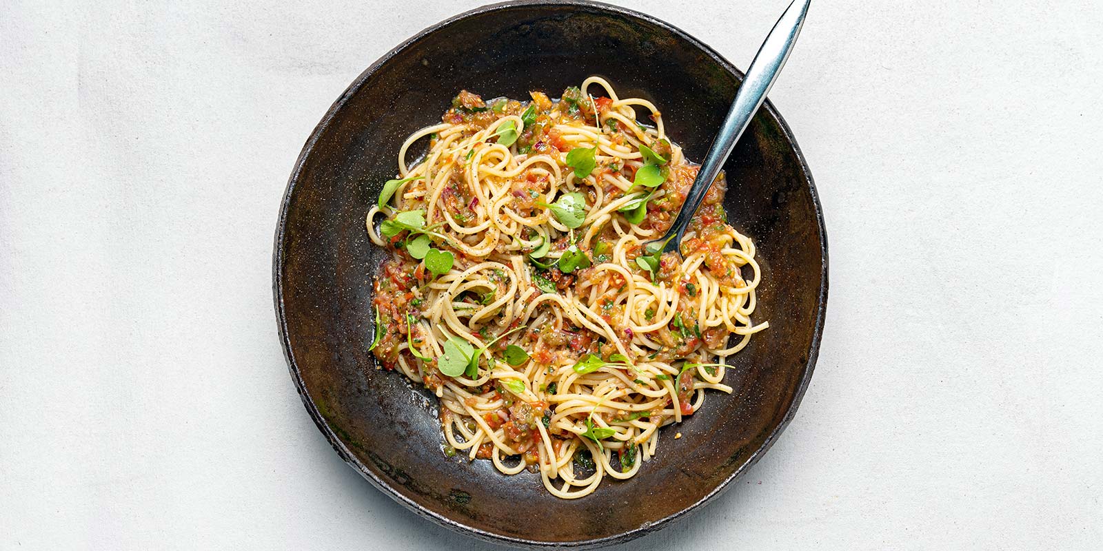 Gazpacho-spagetti