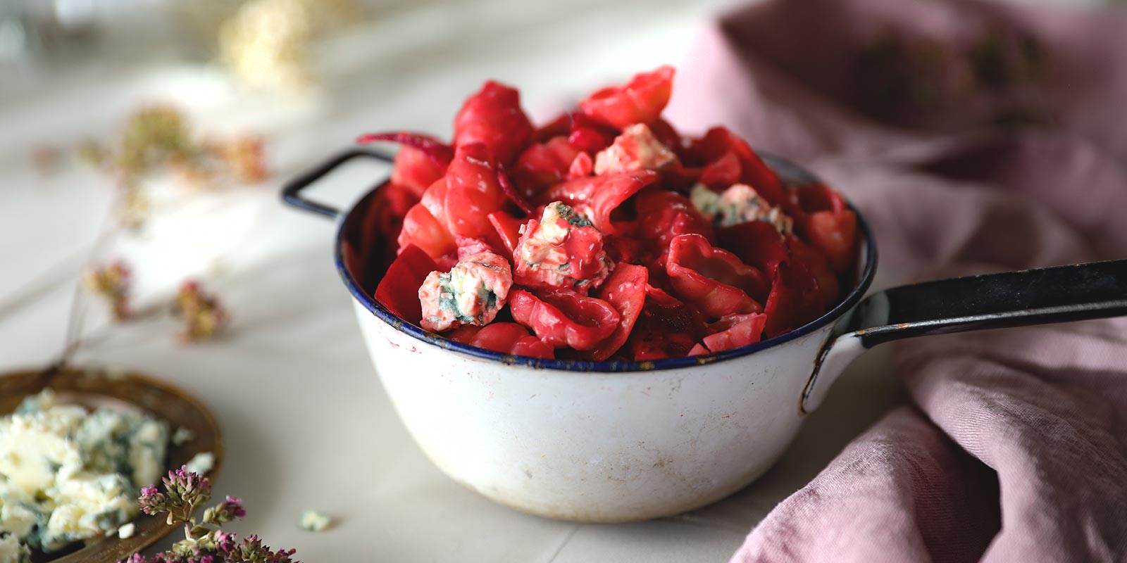 Hunajainen juurespasta