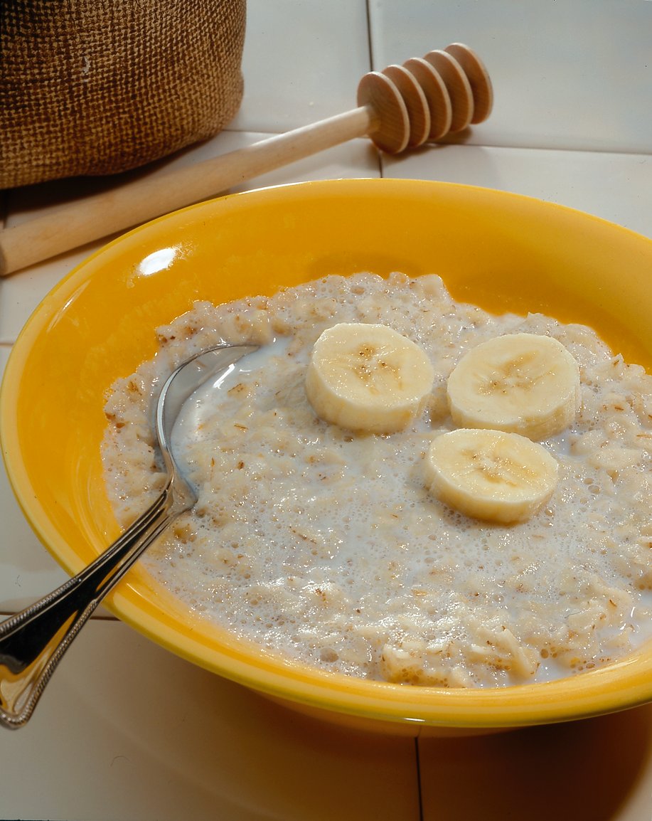 Hunajainen banaani-kaurapuuro