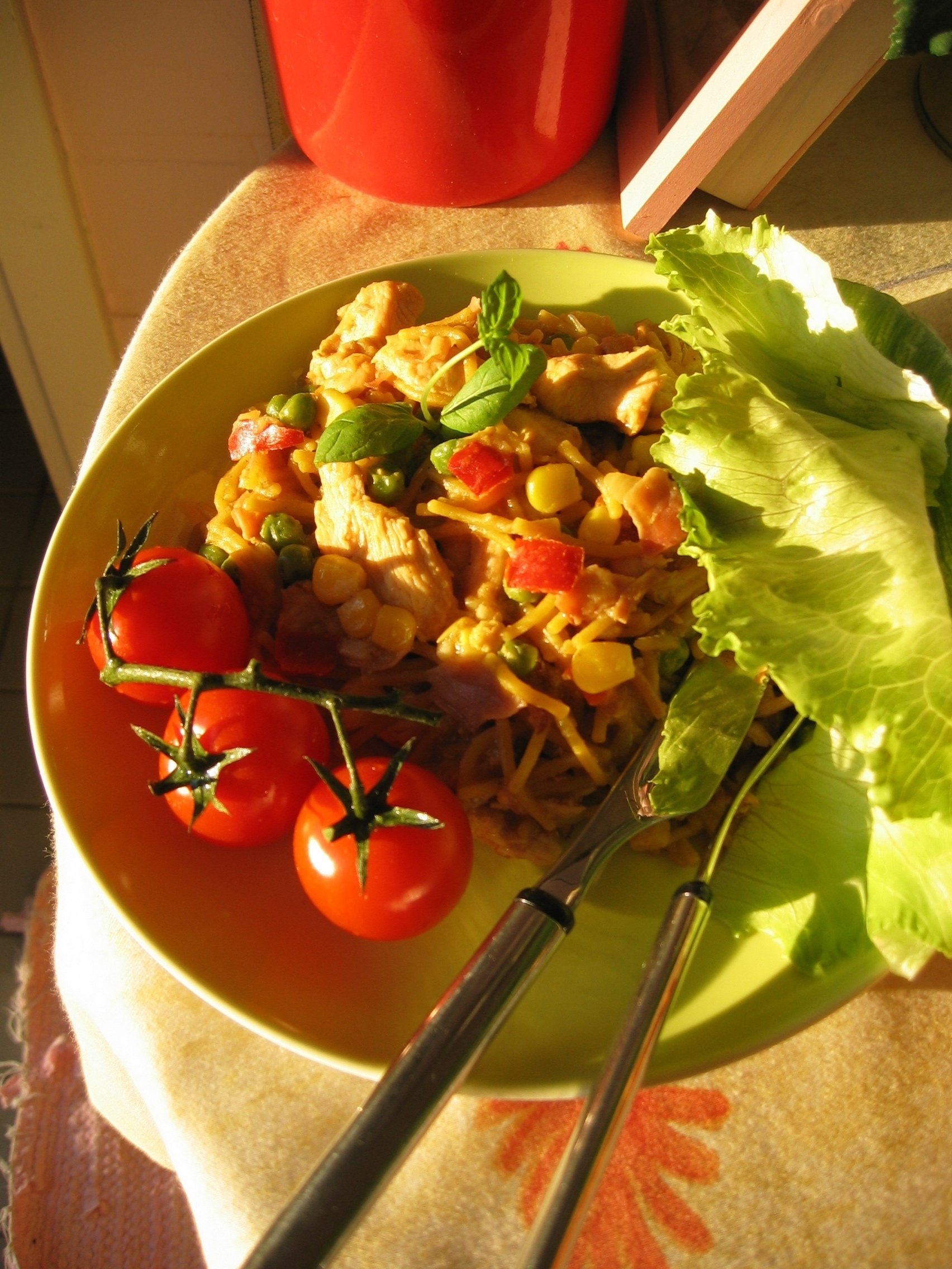 Kana-Savuliha Spagetti