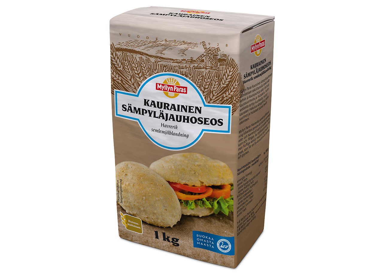 Kaurainen Sämpyläjauhoseos 1 kg