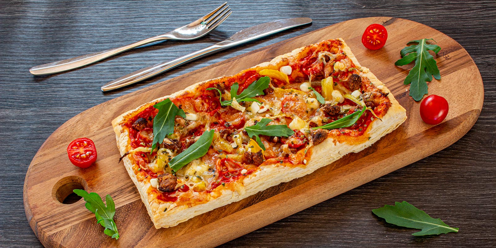 Lehtevät kasvispizzat