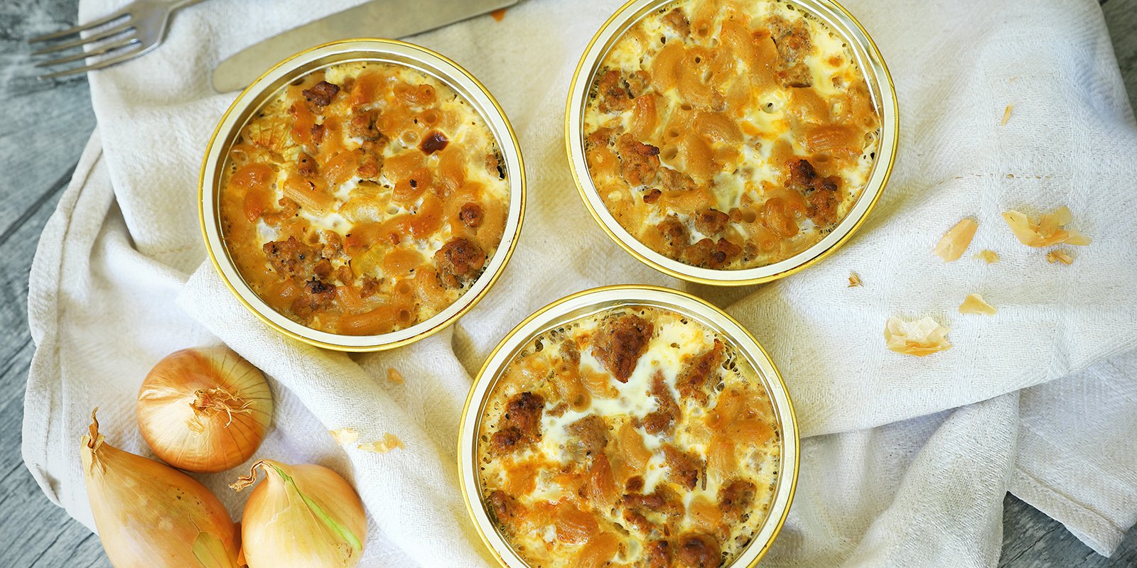 Makaronilaatikko muffinivuoissa