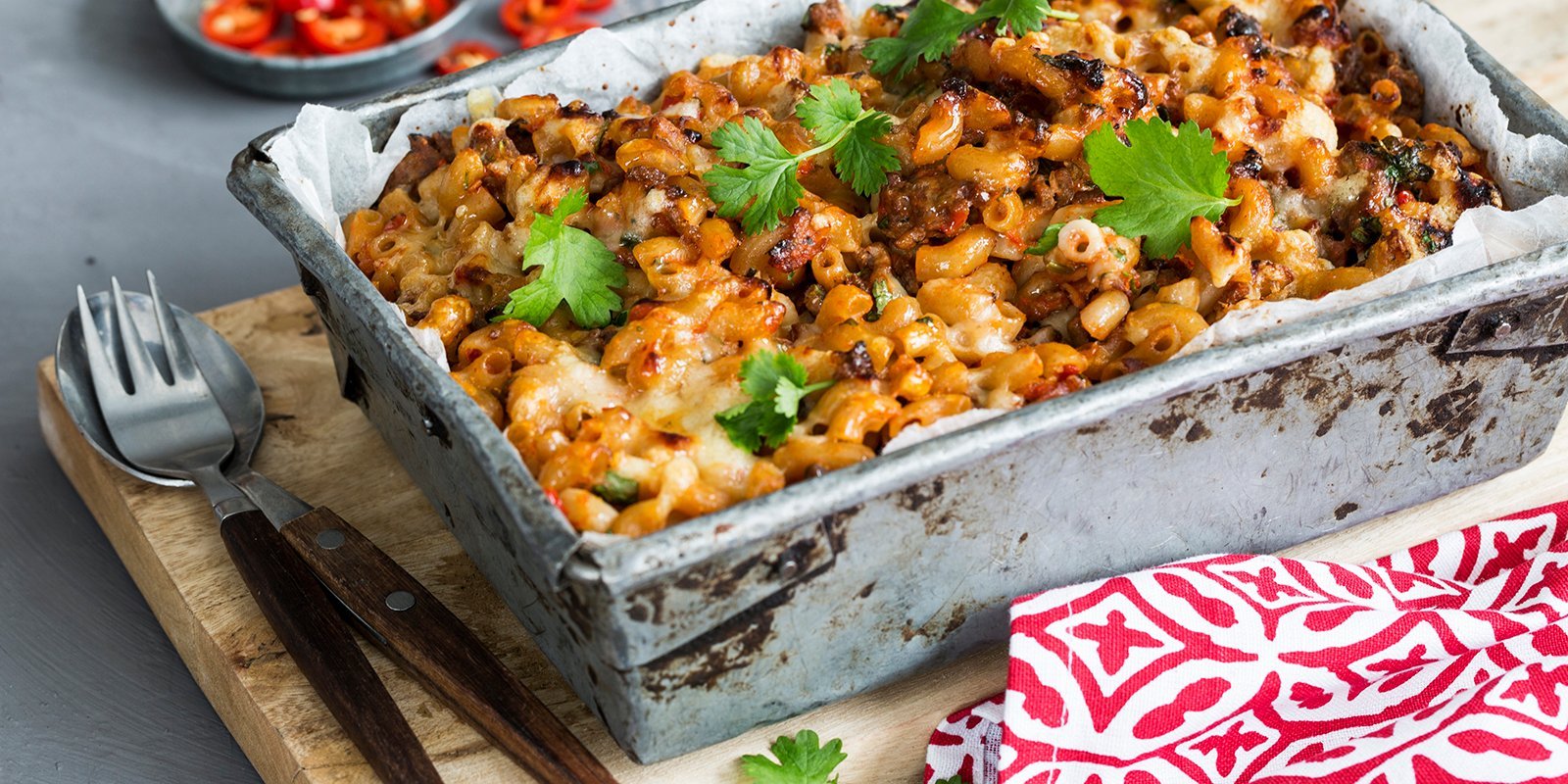 Makaroonilaatikko a la mehikaana