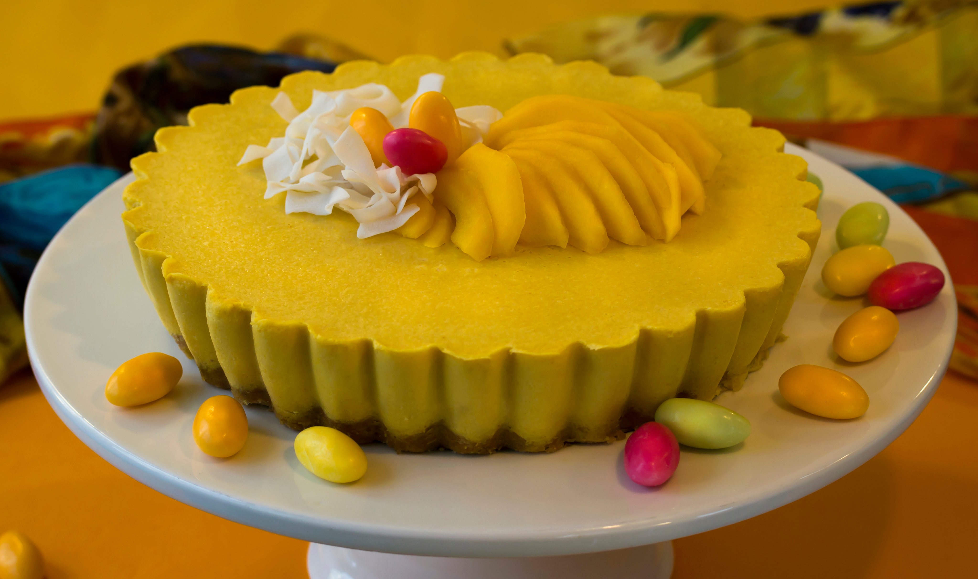 Mangosmoothiekakku