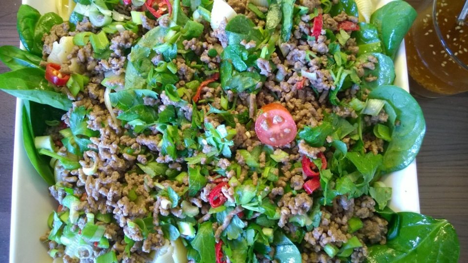 Marian thaimaalaisvaikutteinen pastasalaatti