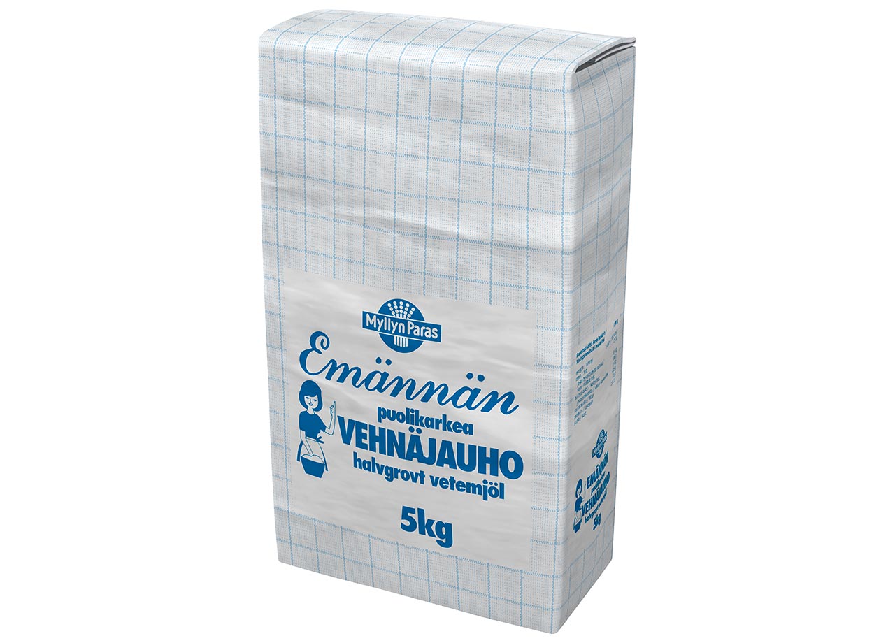 Myllyn Paras Emännän Puolikarkea Vehnäjauho 5 kg
