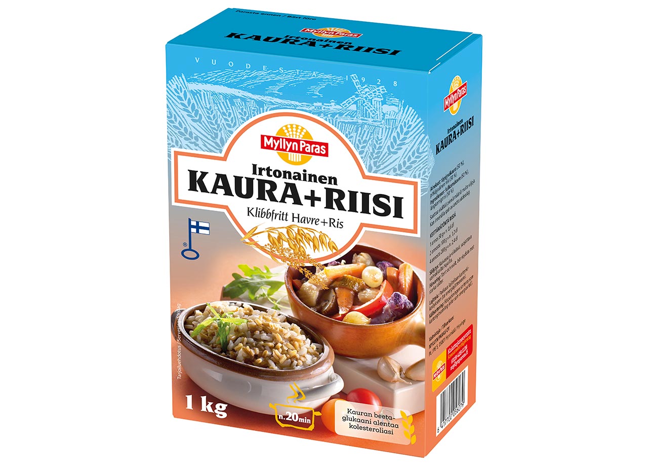 Myllyn Paras Irtonainen-Kaura+Riisi 1 kg