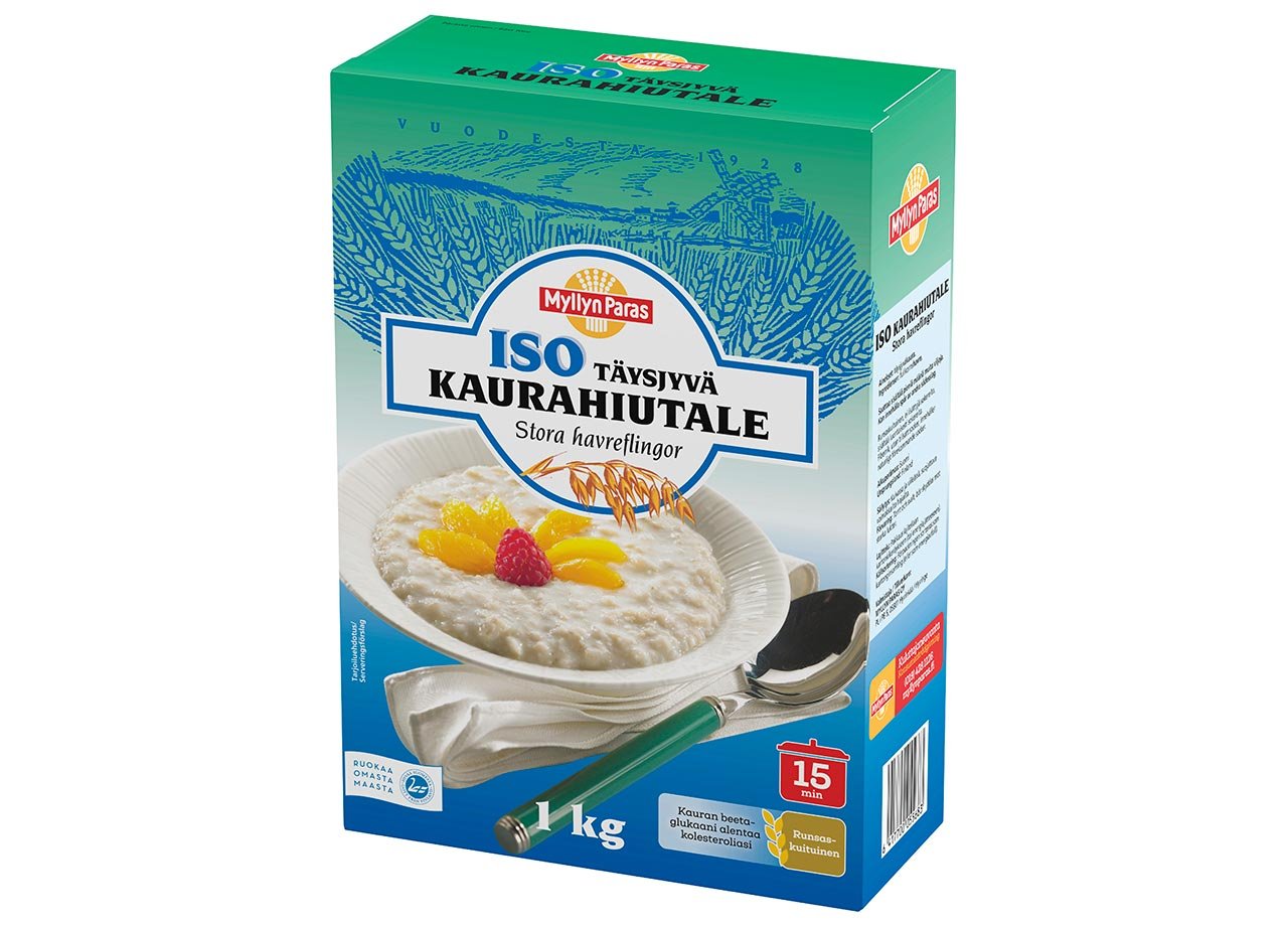Myllyn Paras Iso Kaurahiutale 1 kg