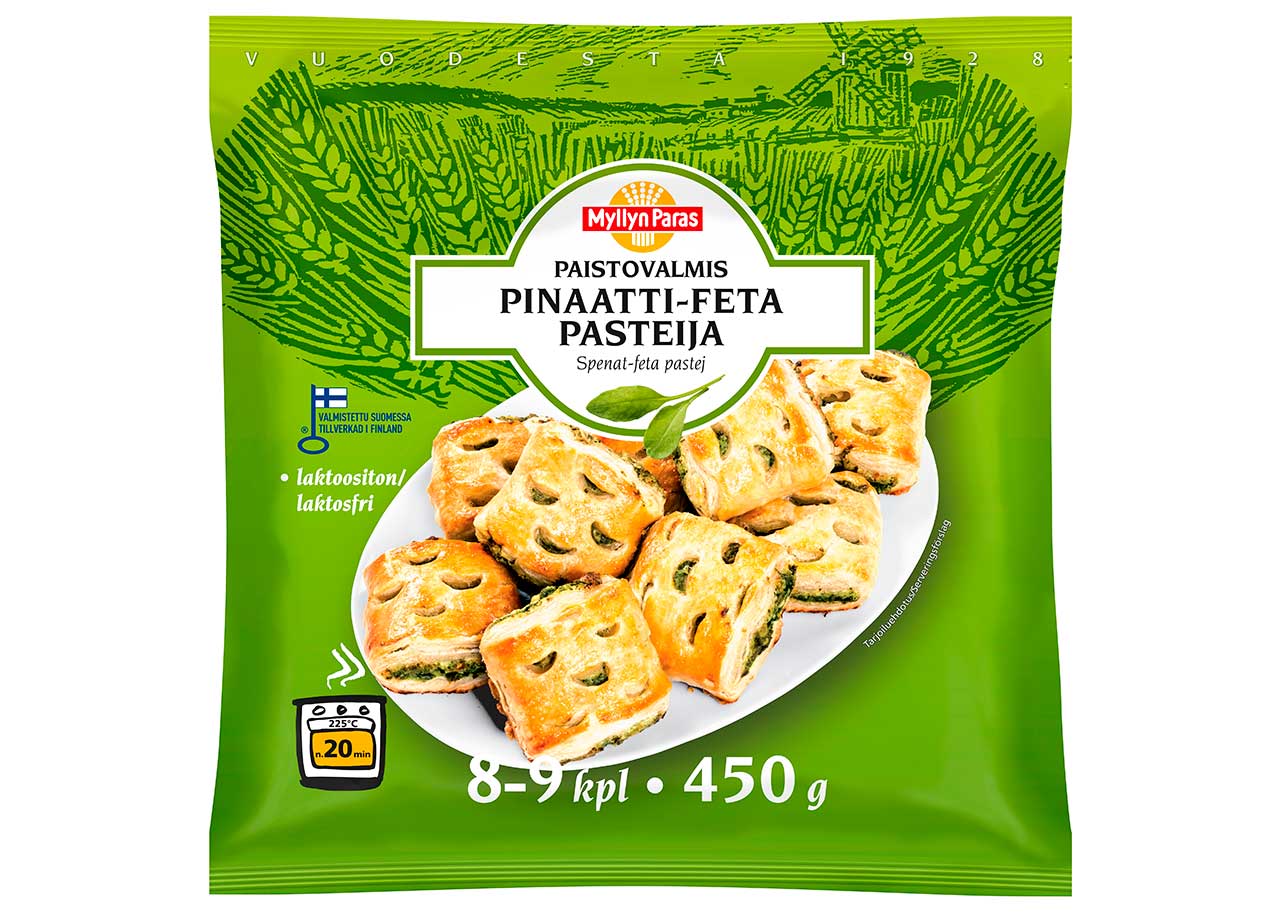 Myllyn Paras Pinaatti-feta pasteija 450 g
