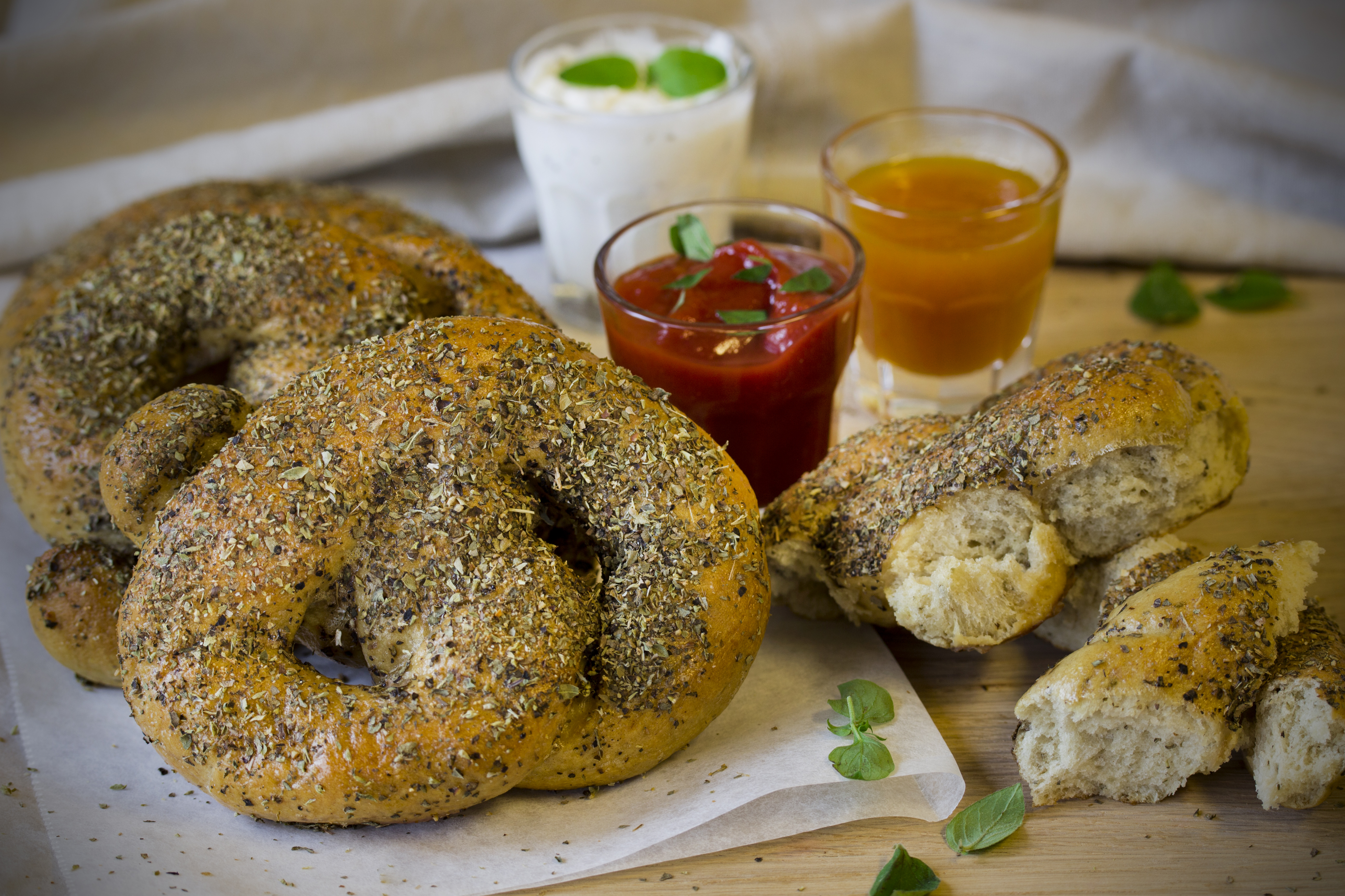 Pizzapretzelit
