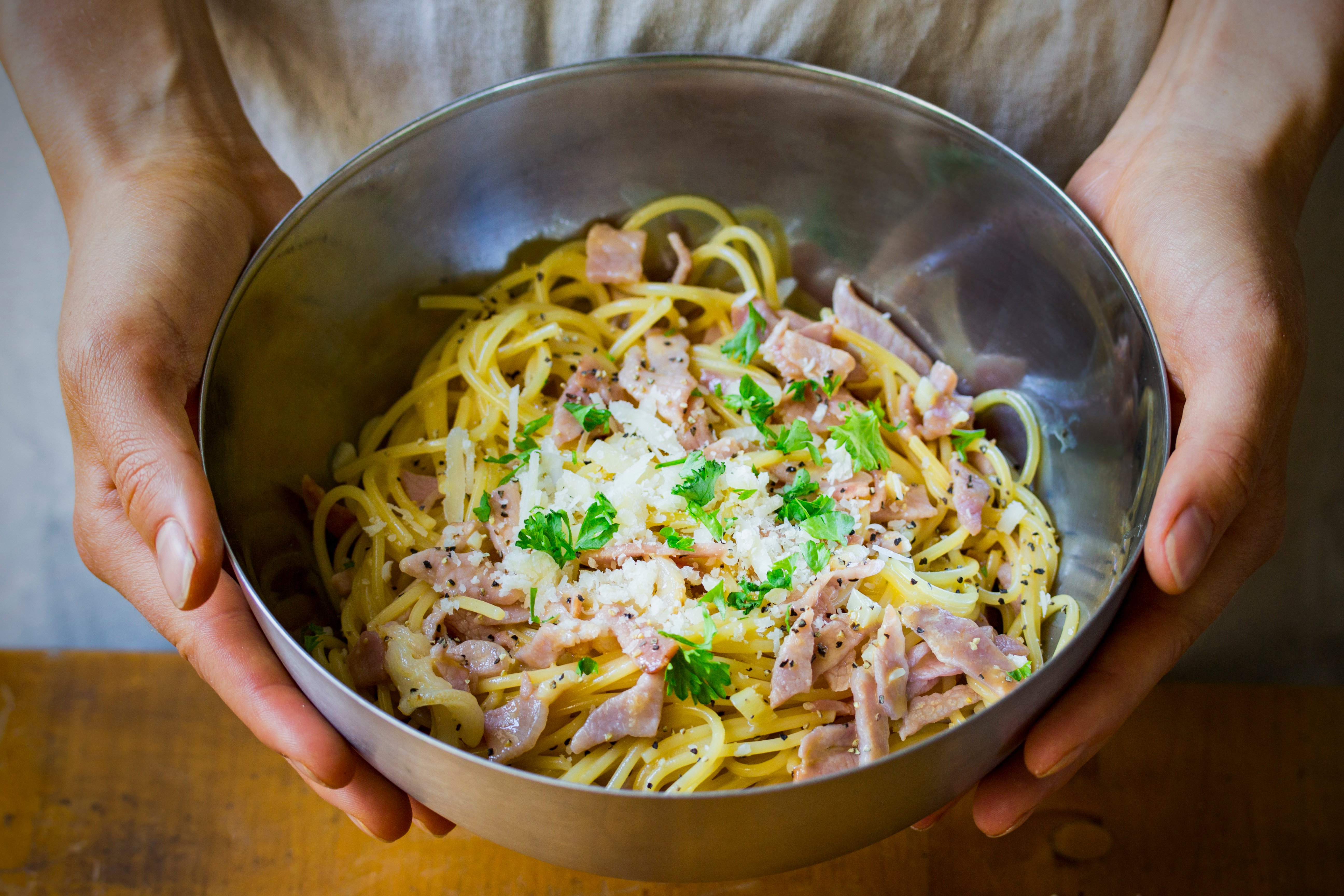 Spagetti a la Carbonara