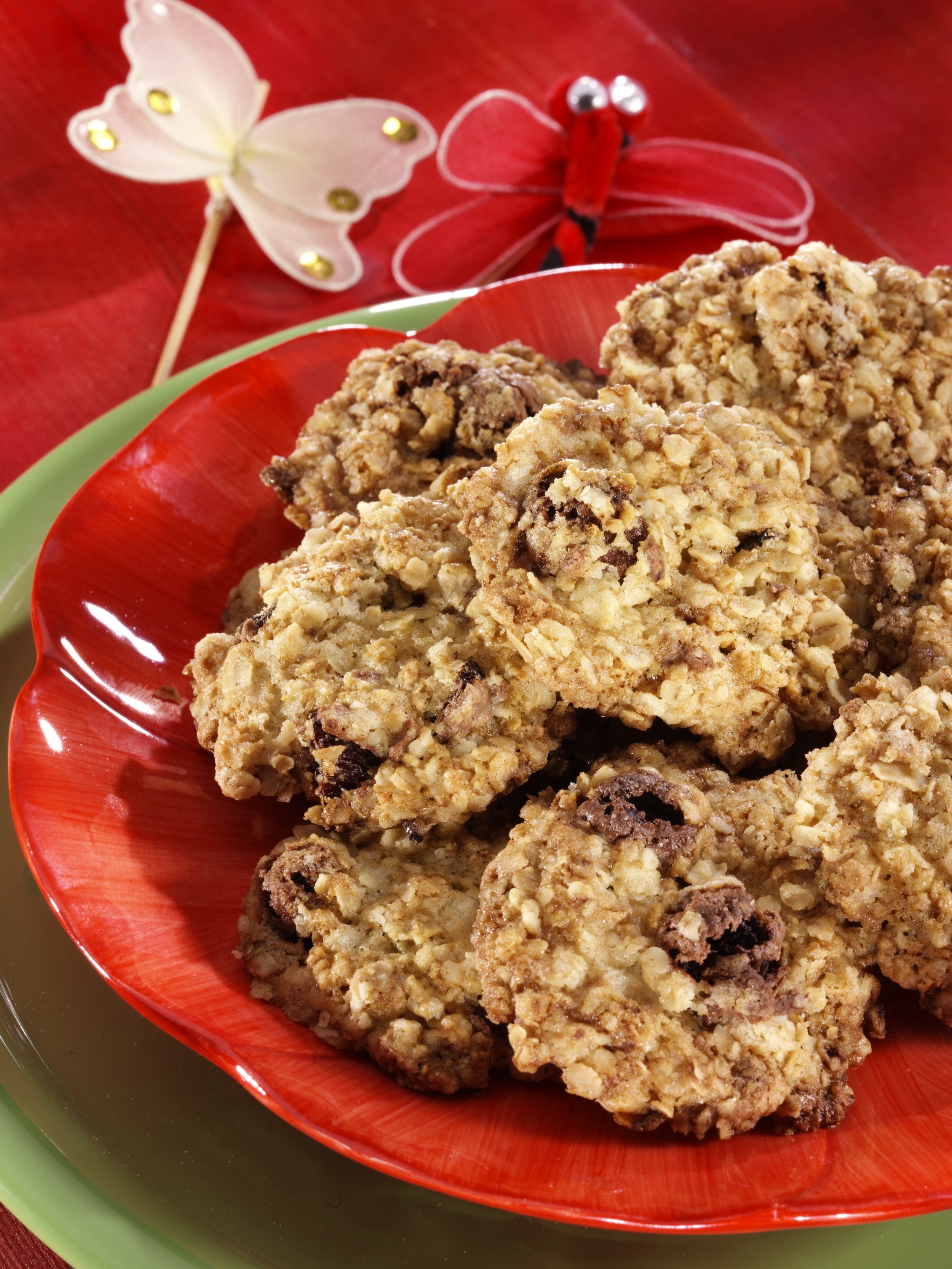 Suklaarusina-kaurakeksit