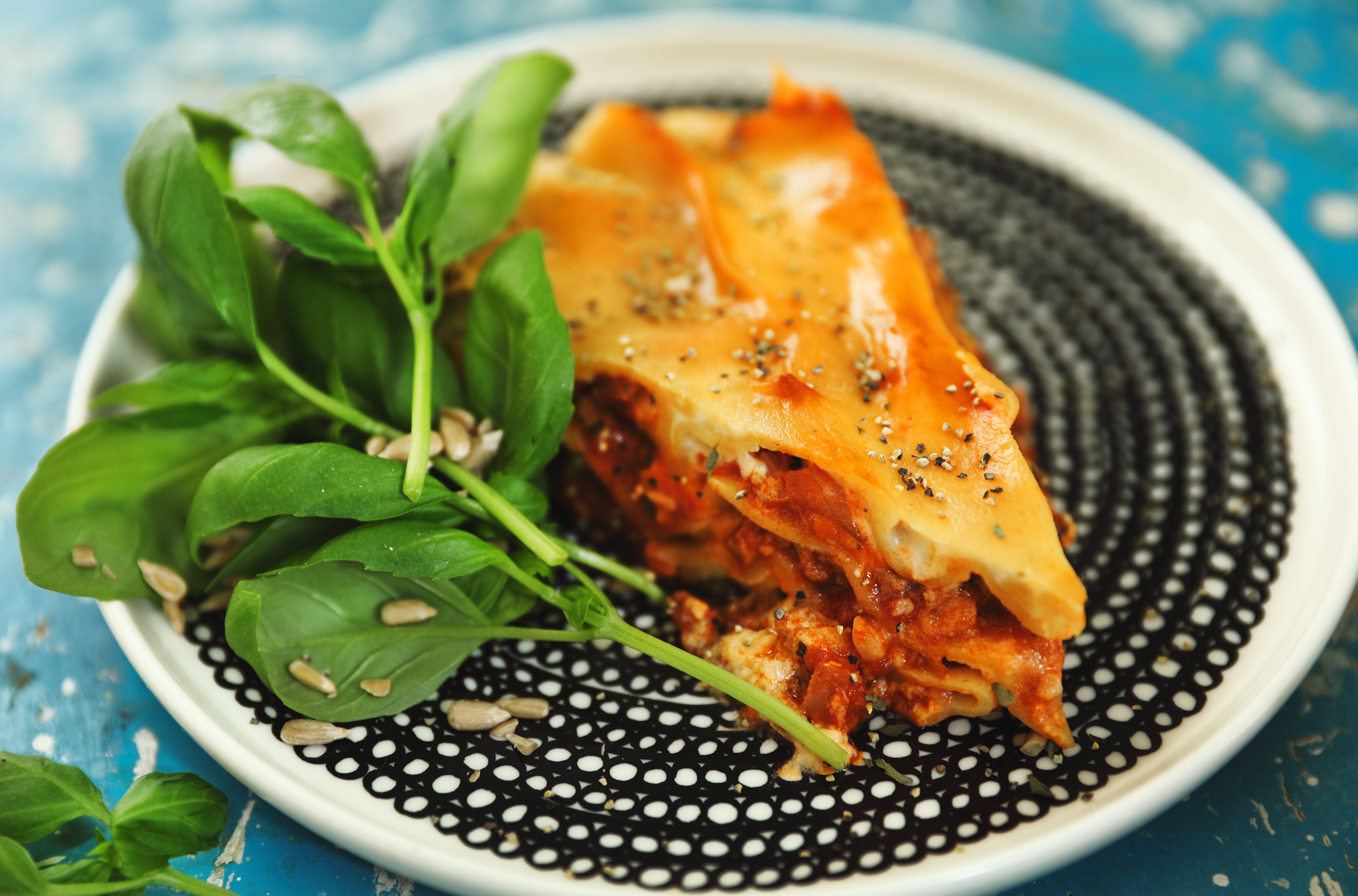 Täysjyvä-herkkulasagne