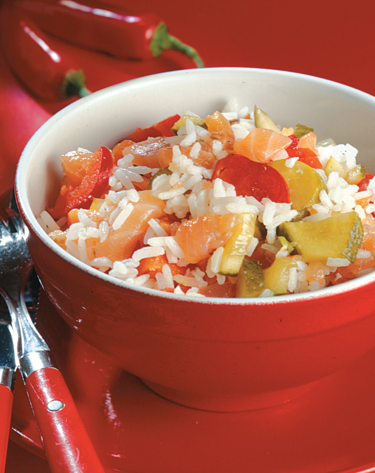 Unkarilainen riisisalaatti